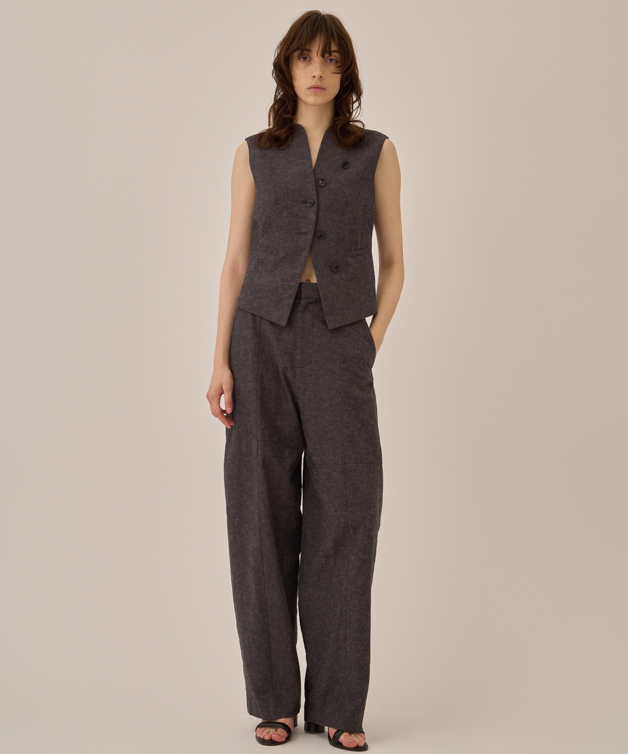 Miriam panel pants AKIRANAKA