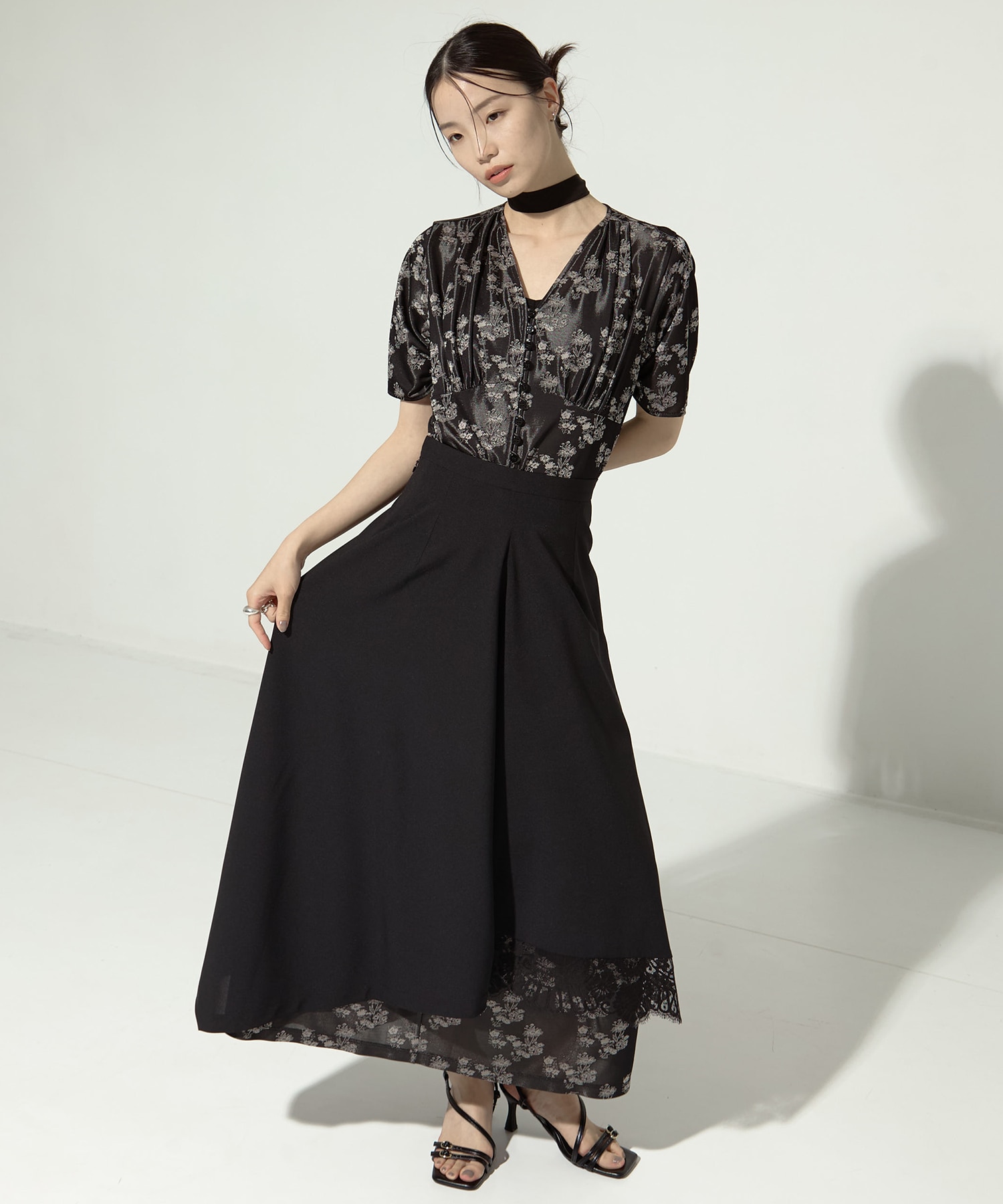 別注lace hem skirt AKANE UTSUNOMIYA