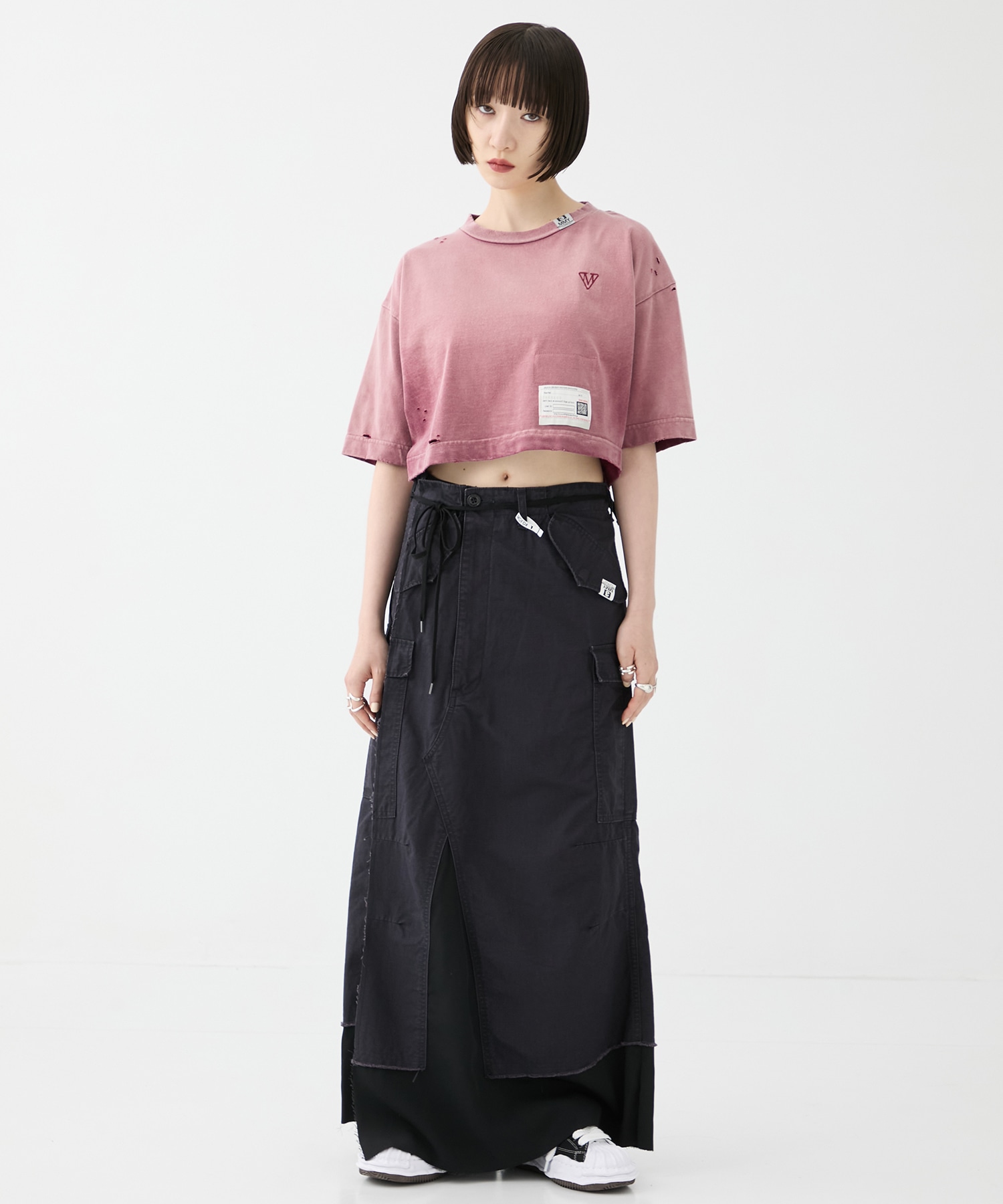 CARGO PNTS PASTED SKIRT Maison MIHARA YASUHIRO