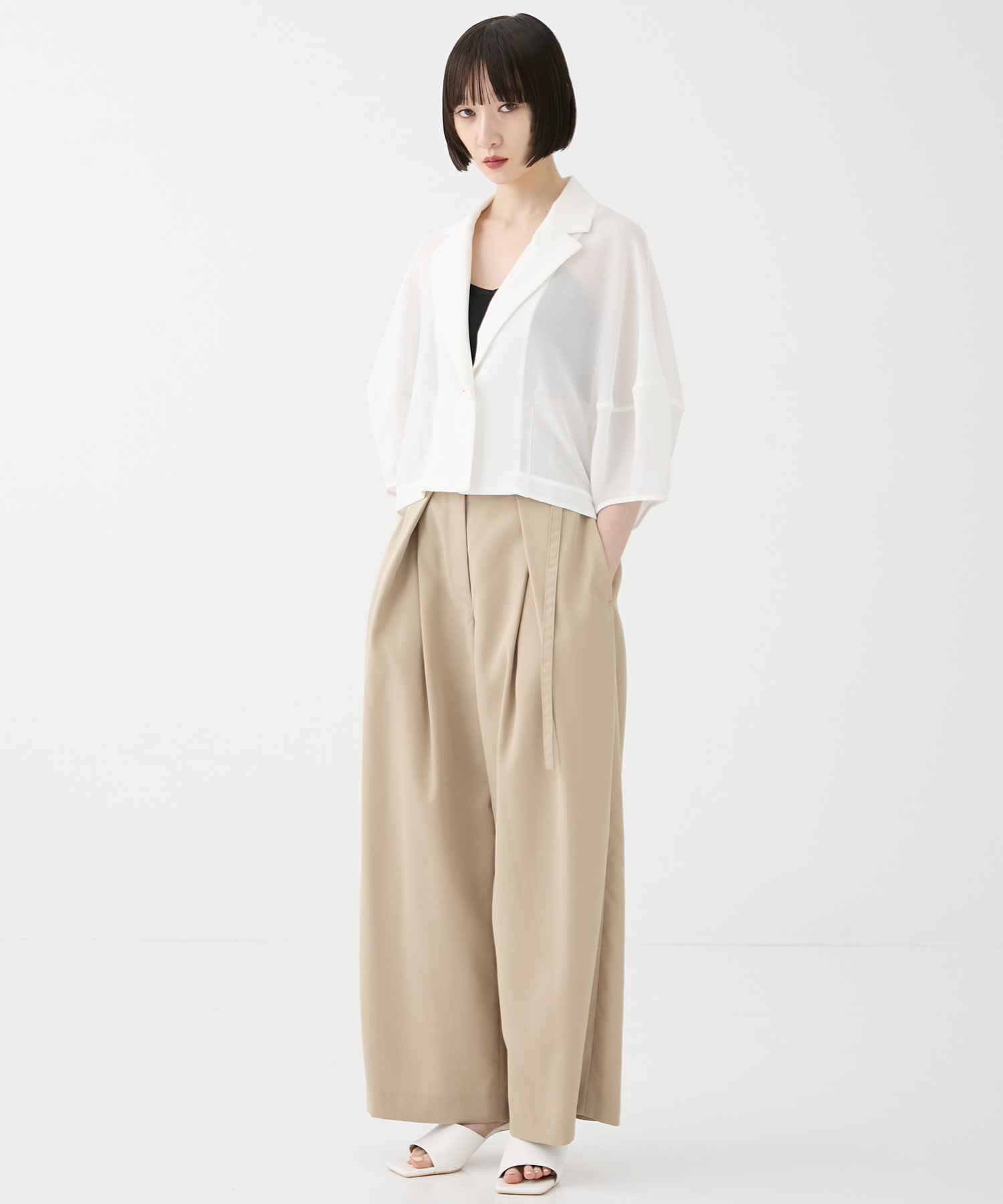 別注MESH LANTERN JACKET CLANE