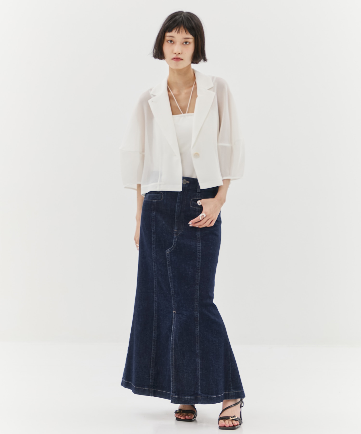 別注MESH LANTERN JACKET CLANE