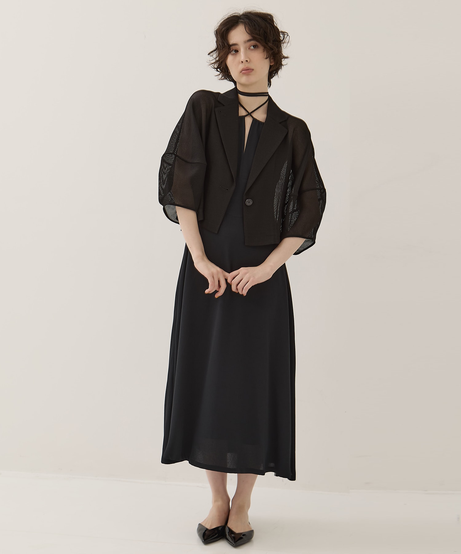 別注MESH LANTERN JACKET CLANE