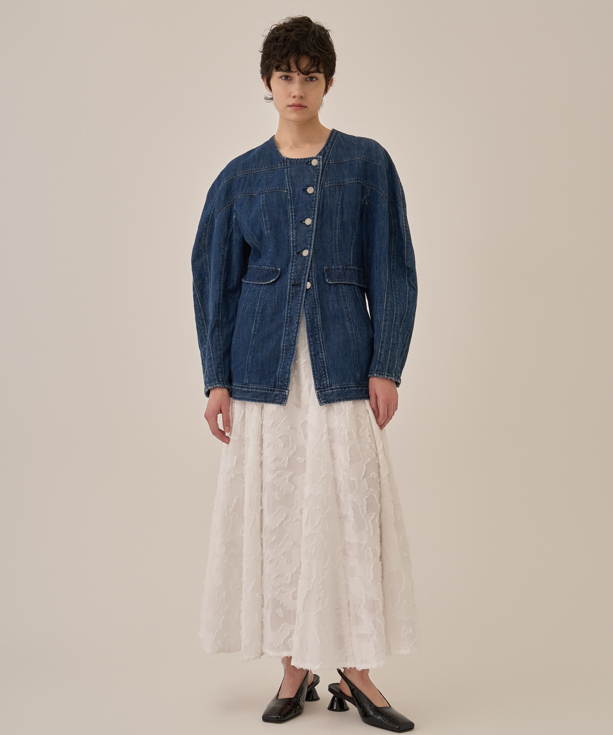 Judith denim jacket AKIRANAKA