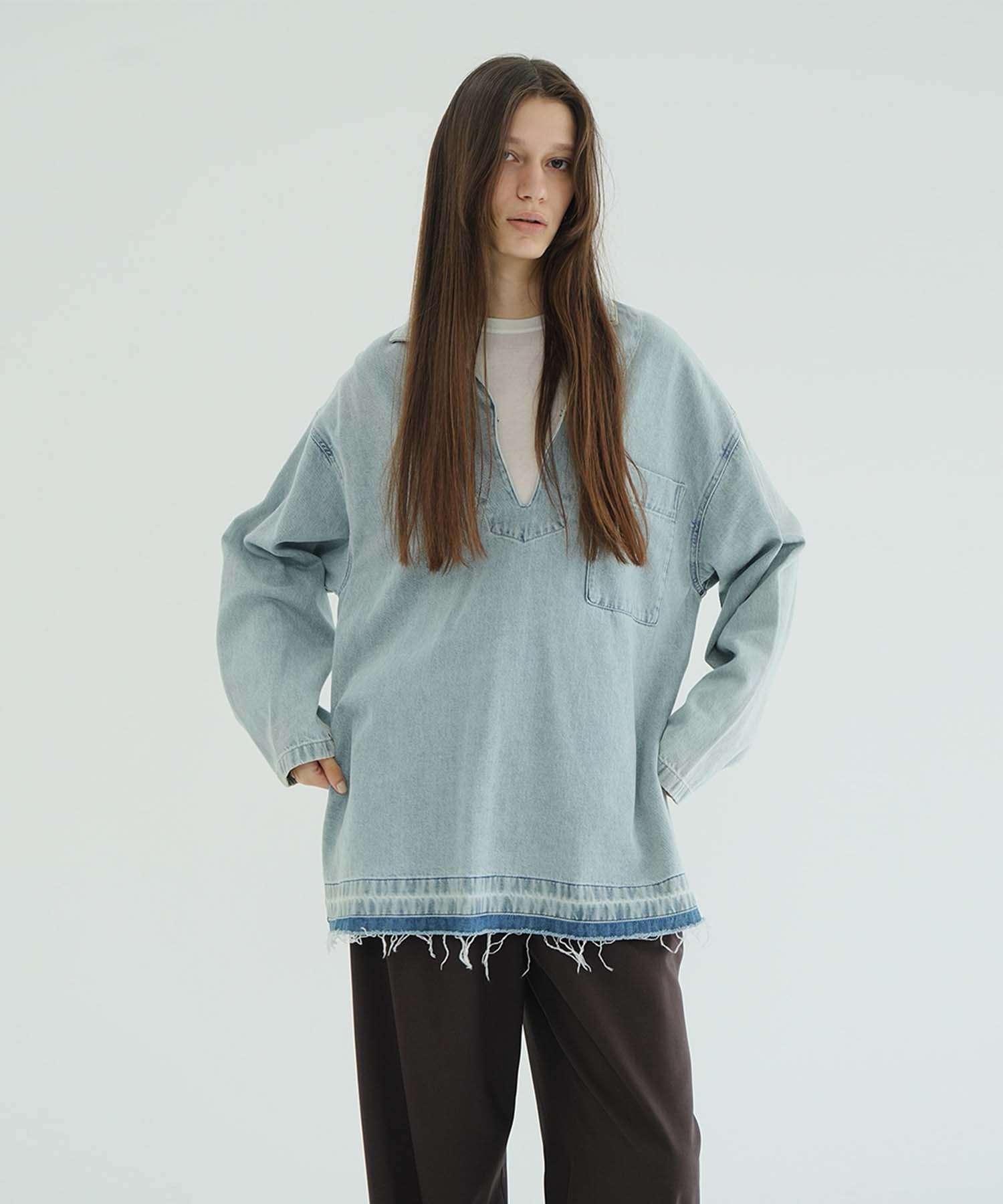 DENIM OVER SKIPPER SHIRTS CLANE