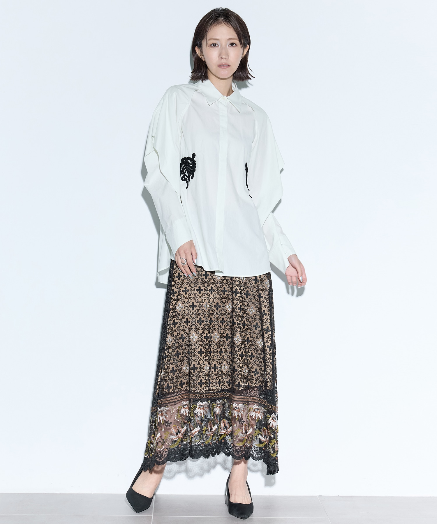 Trillium embroidered shirt MURRAL
