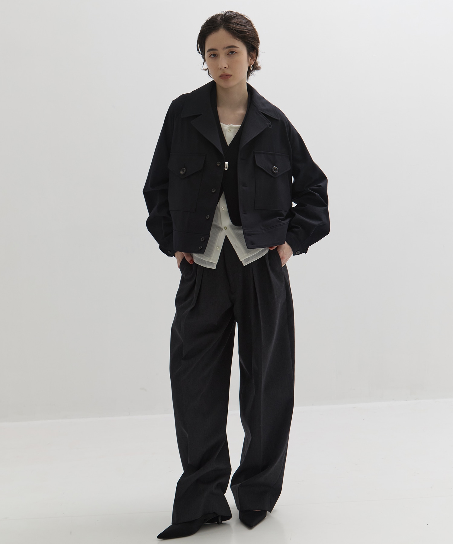 RERACS A-LINE CPO BLOUSE THE RERACS