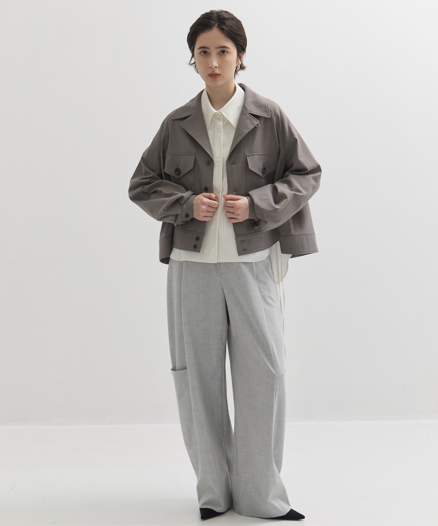 RERACS A-LINE CPO BLOUSE THE RERACS