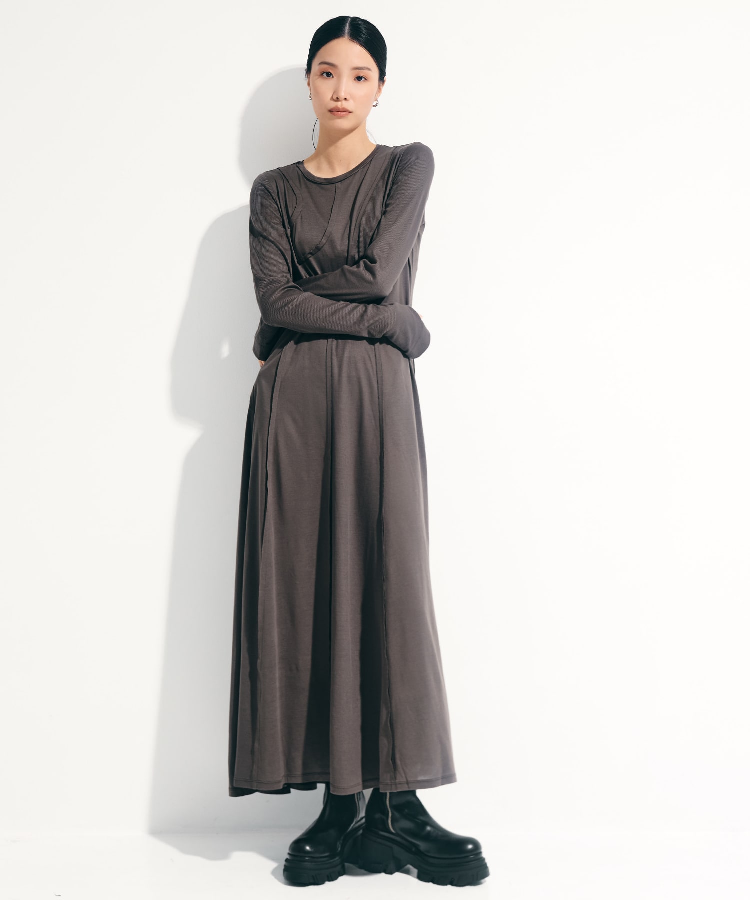 Deconstructed Jersey Dress 