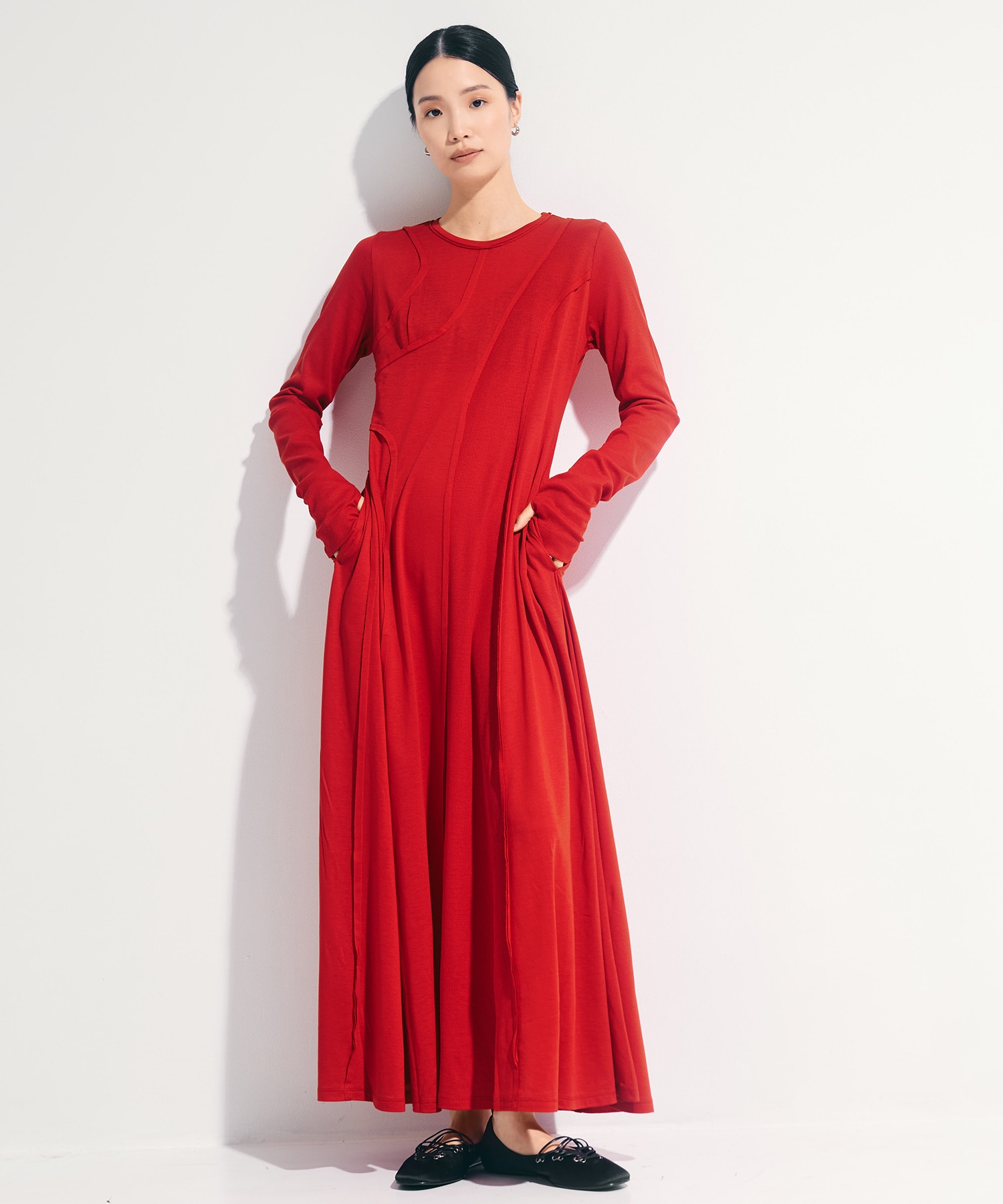 Deconstructed Jersey Dress 