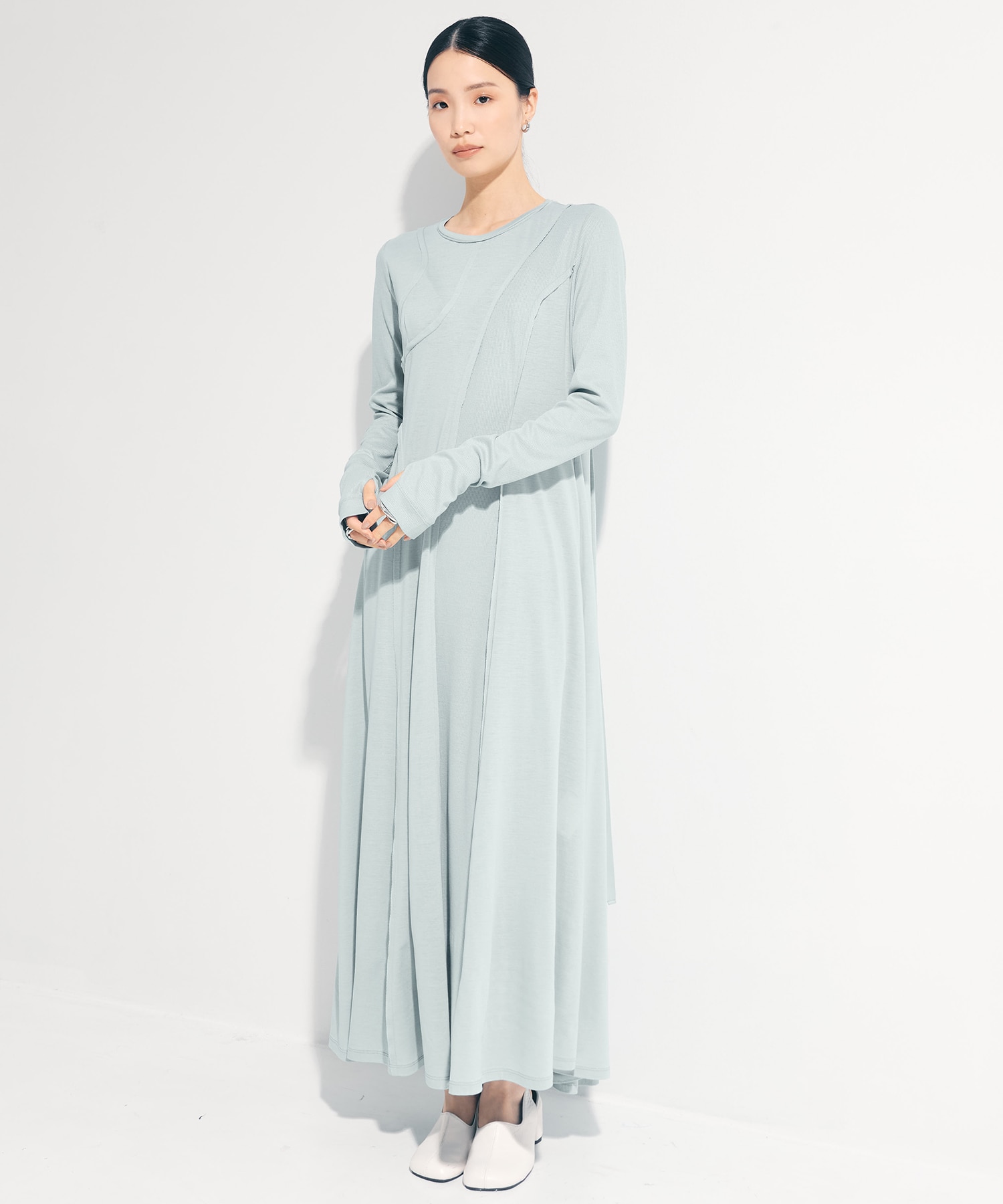 Deconstructed Jersey Dress 