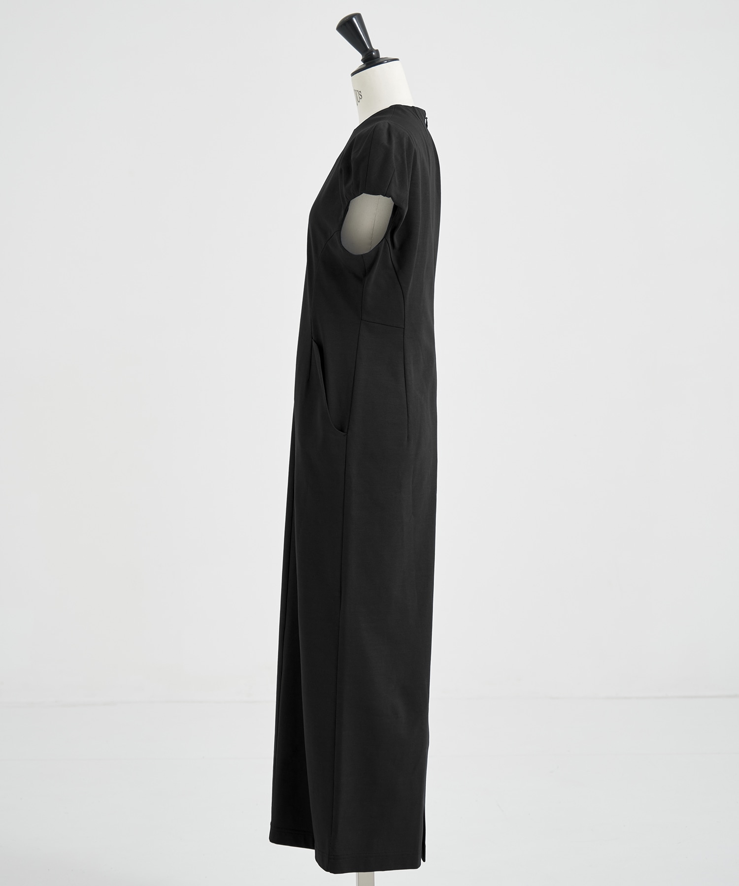 Cotton Jersey Puff Sleeve Dress Mame Kurogouchi