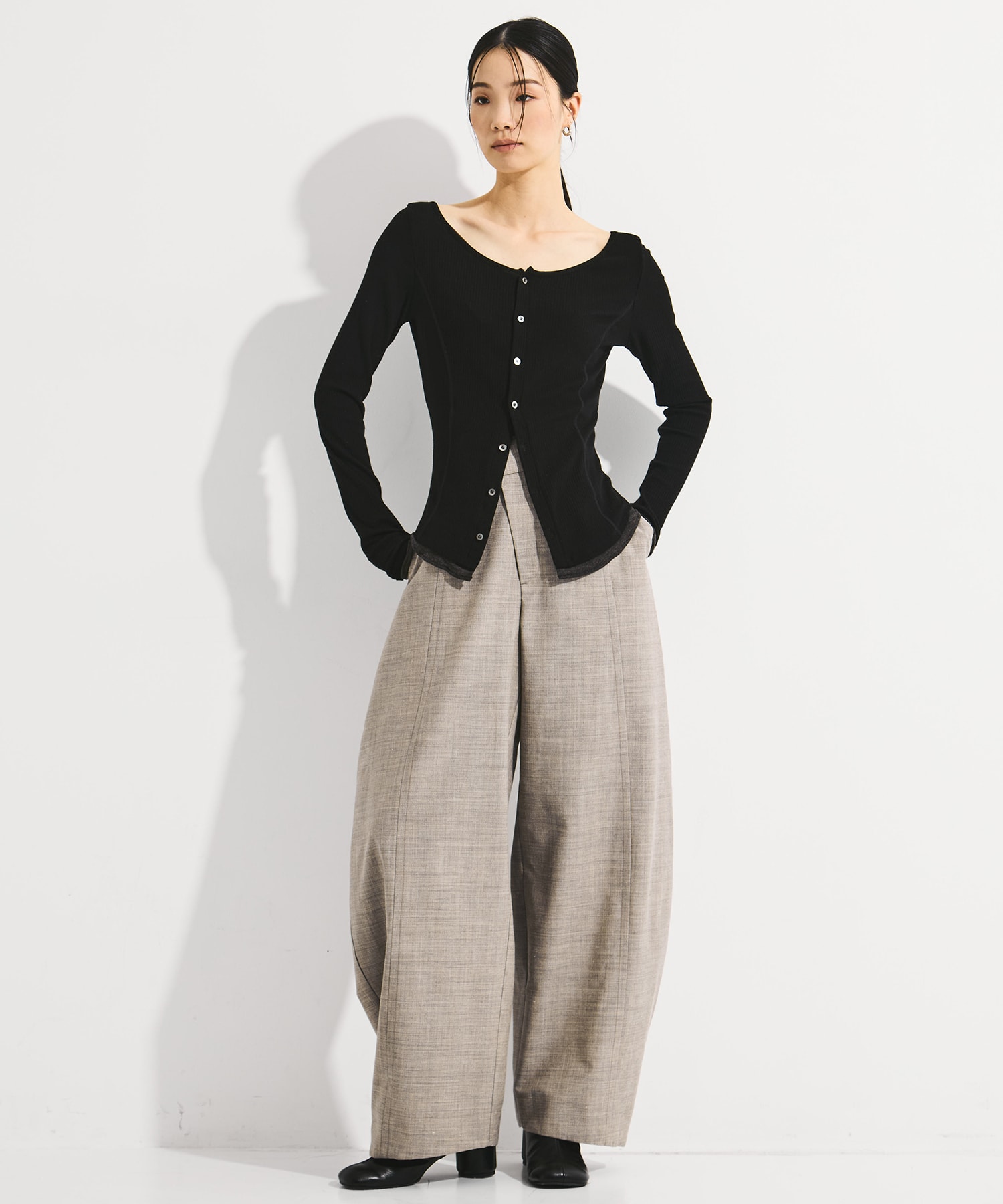 Cashmere Silk Long Tee STUDIOUS