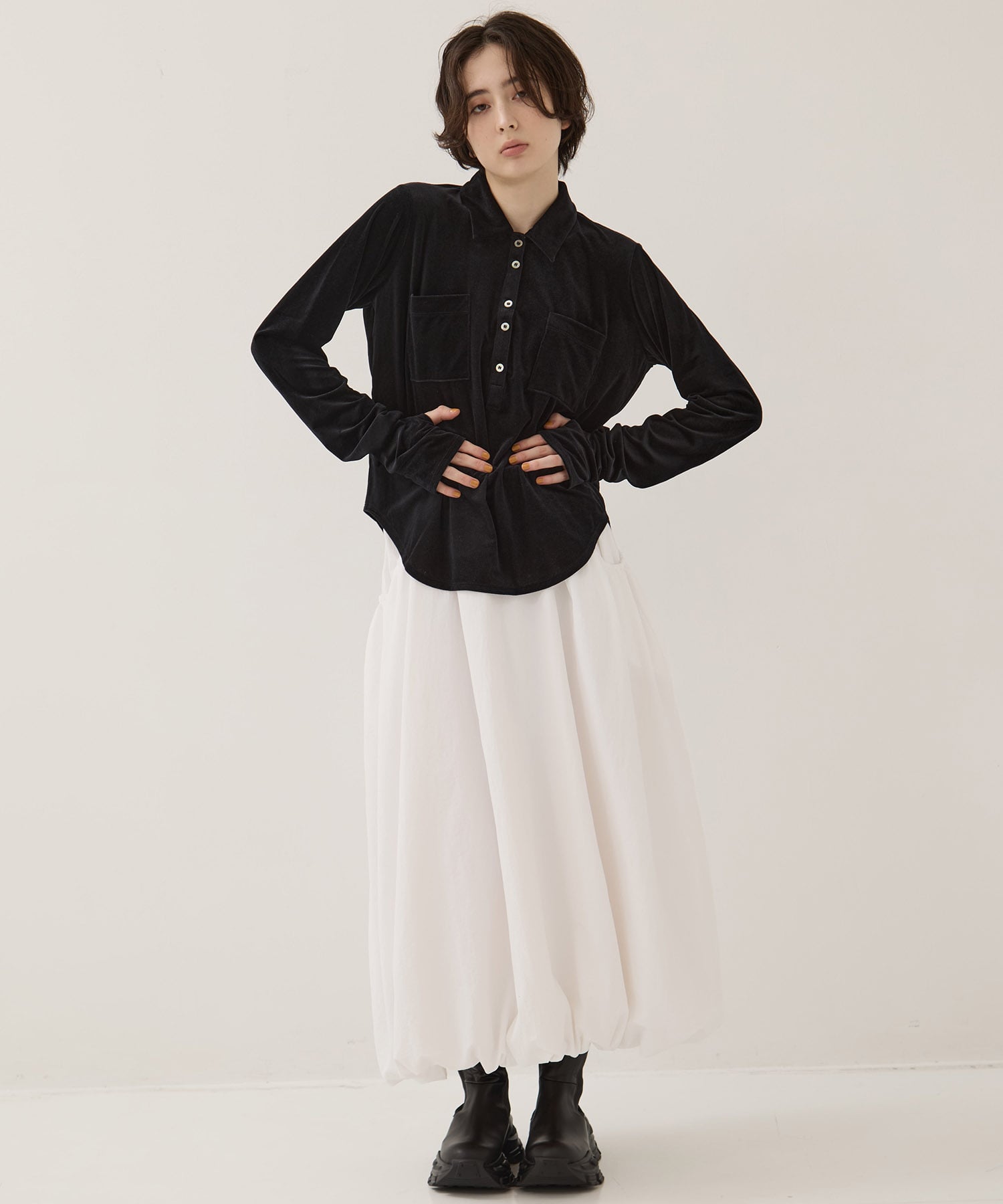 Velours Polo Shirt STUDIOUS
