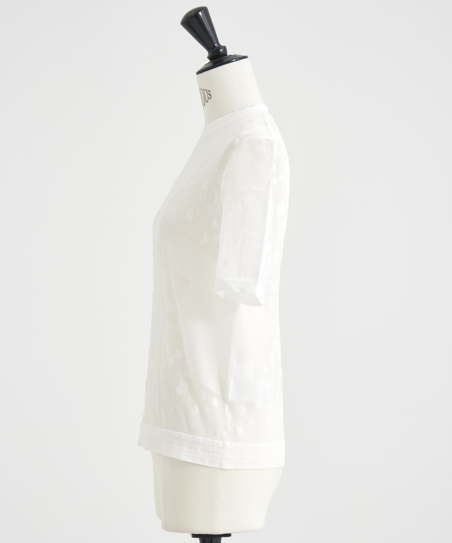 Knitted Crew Neck Top Mame Kurogouchi