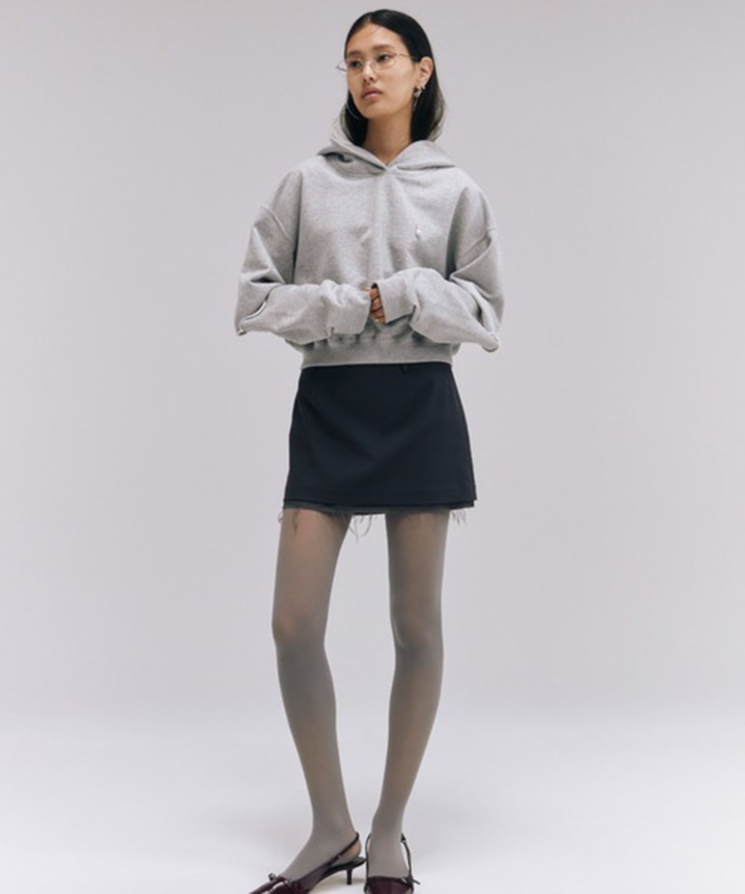 SLIT SHORT HOODIE JOSEMOON