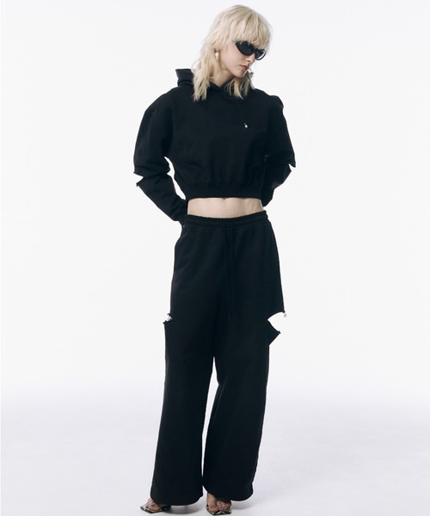 SLIT SHORT HOODIE JOSEMOON