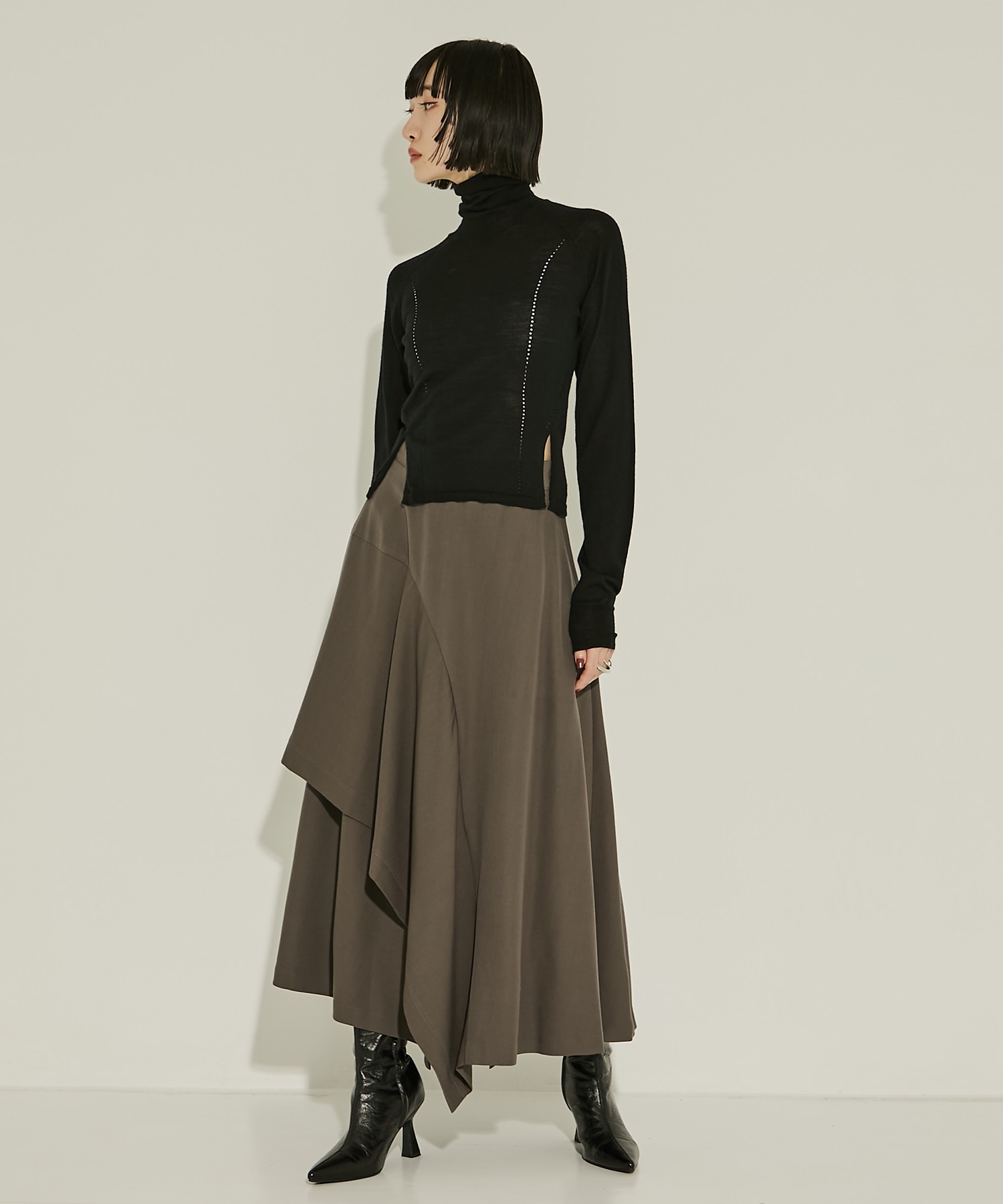 TURTLE NECK KNIT SWEATER JOHN LAWRENCE SULLIVAN