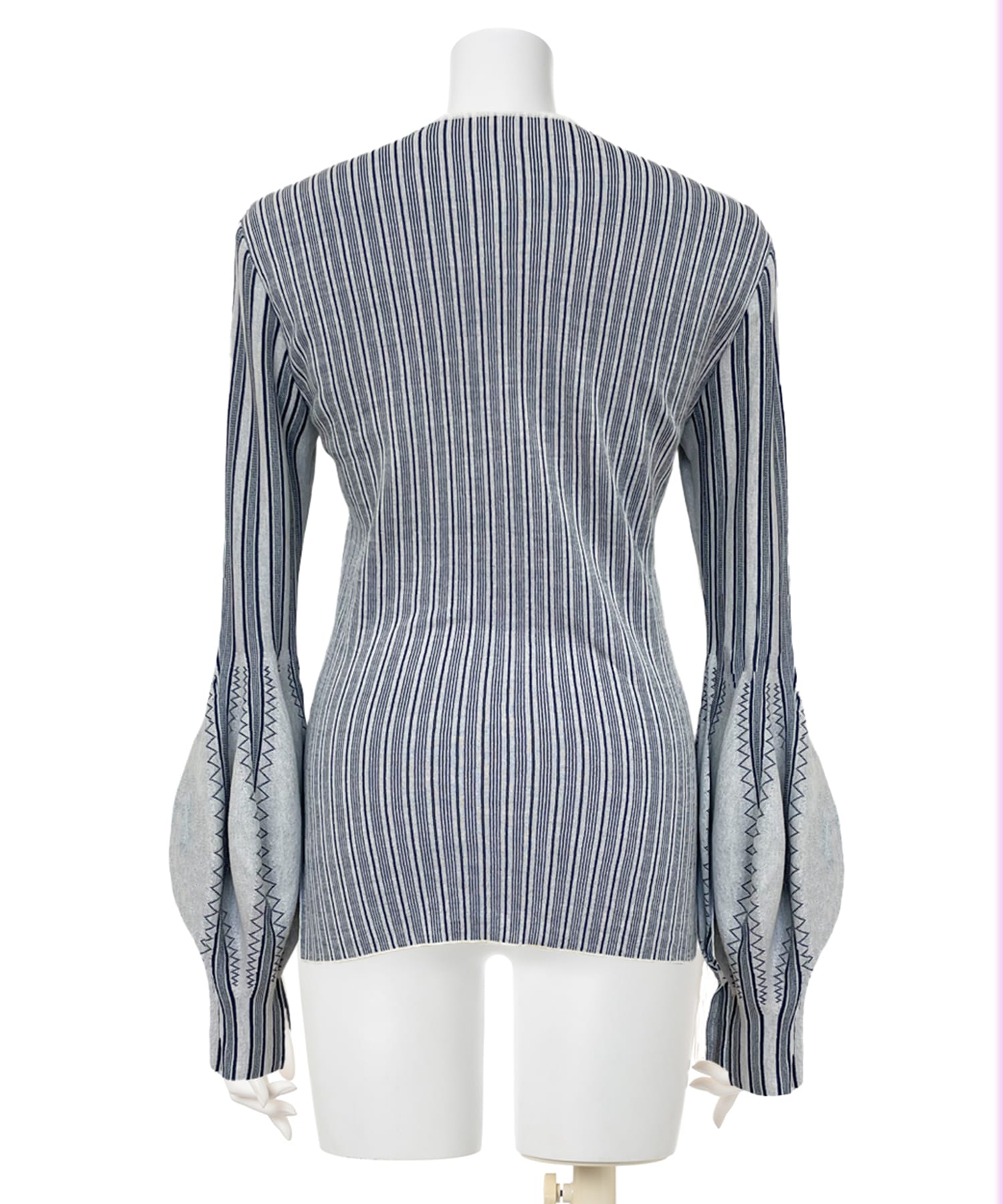 Asymmetric Knitted Volume Top Mame Kurogouchi