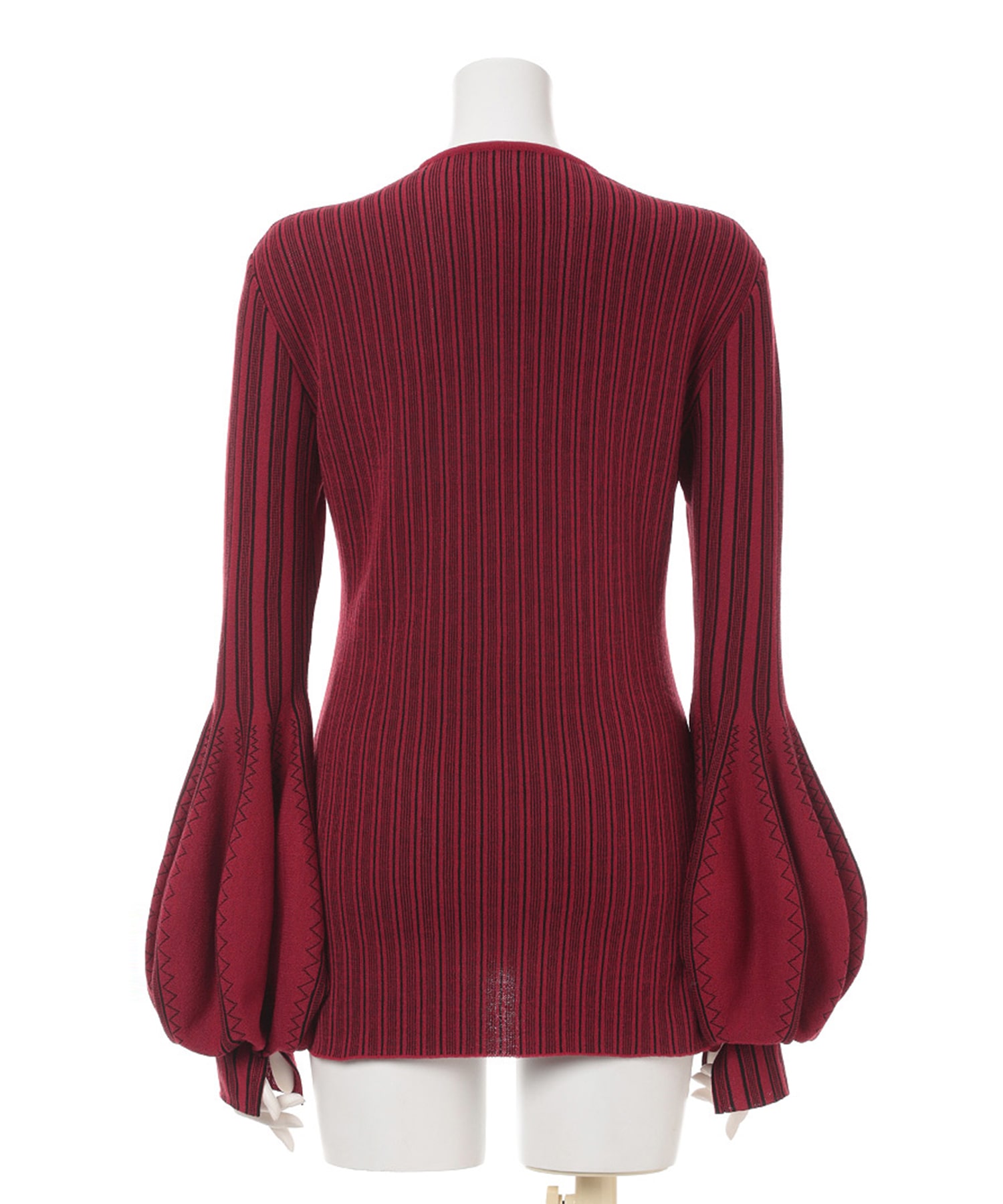Asymmetric Knitted Volume Top Mame Kurogouchi