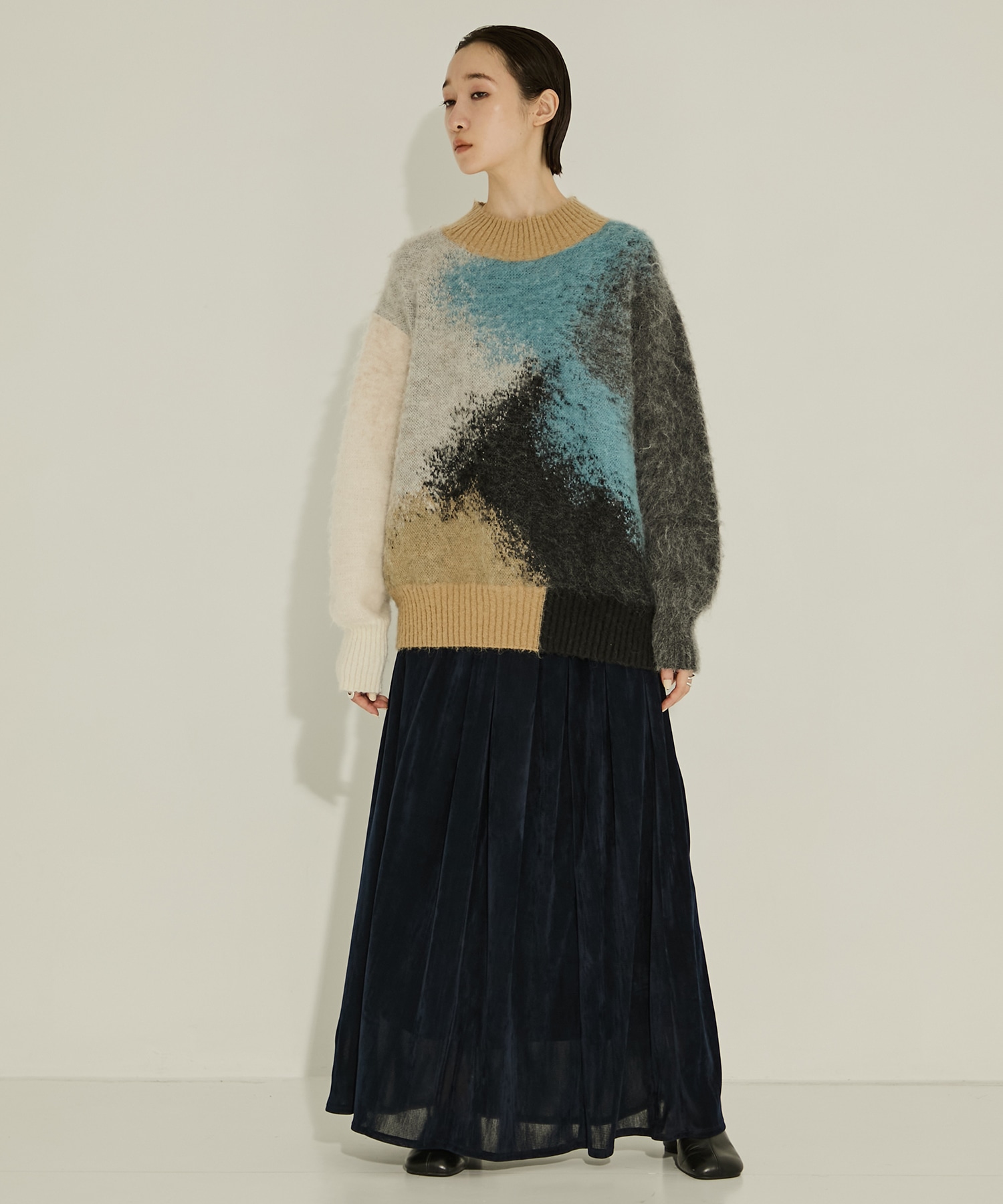 Ricarda knit pullover AKIRANAKA