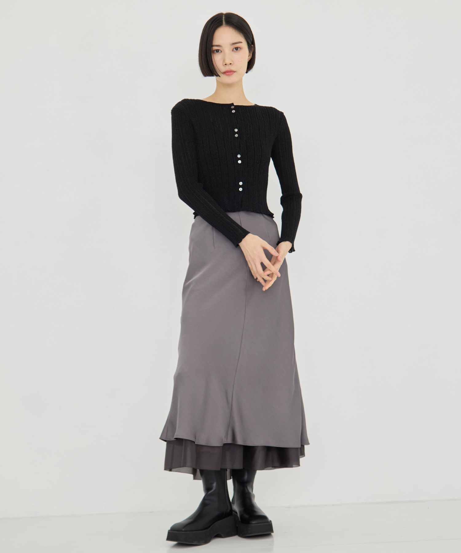 SHEER RANDOM LIB KNIT STUDIOUS