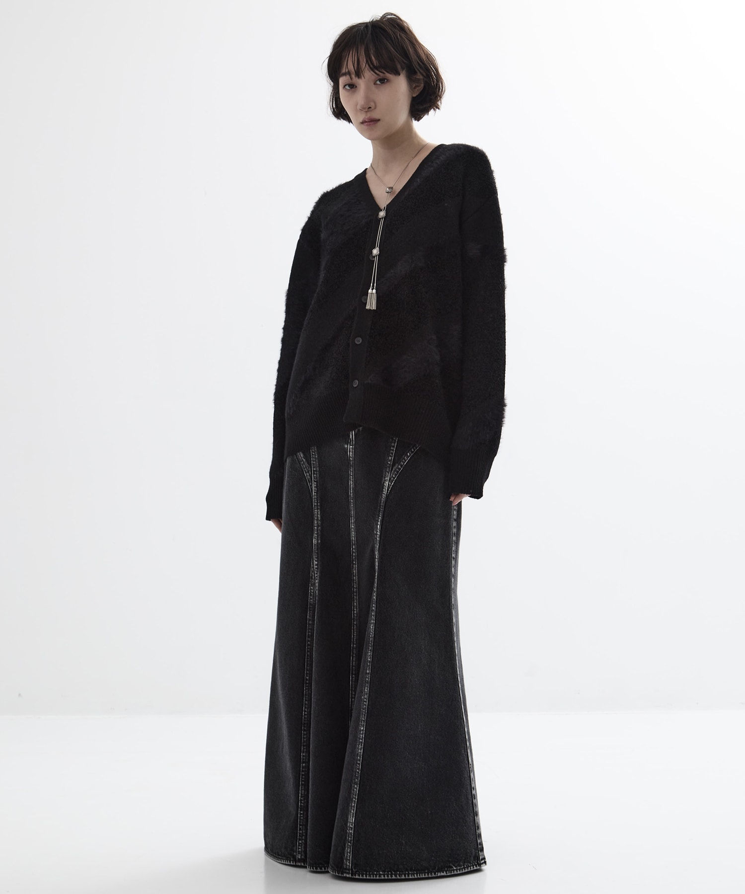 Regimental knit cardigan TOGA