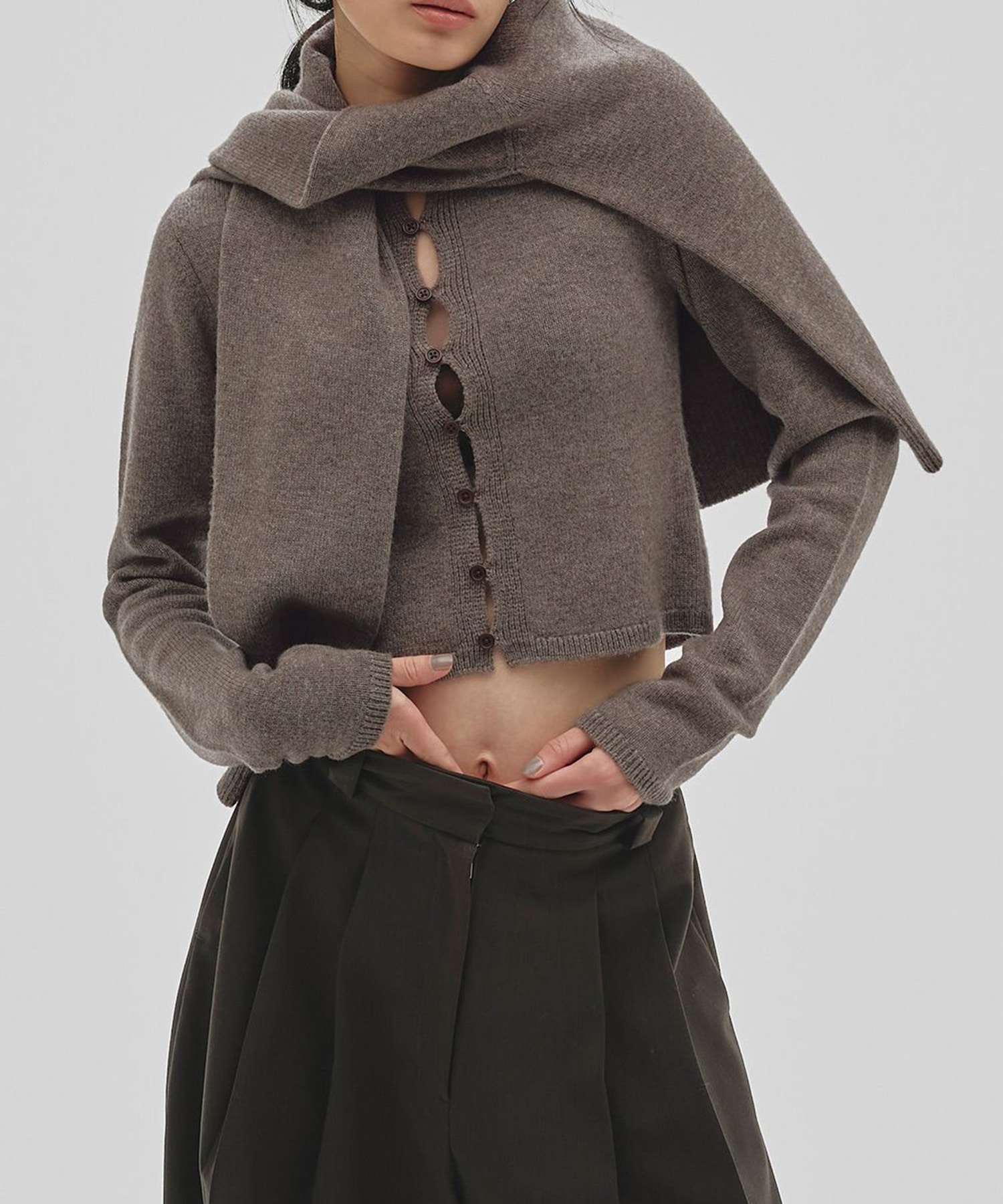 Cashmere Compact Cardigan TODAYFUL