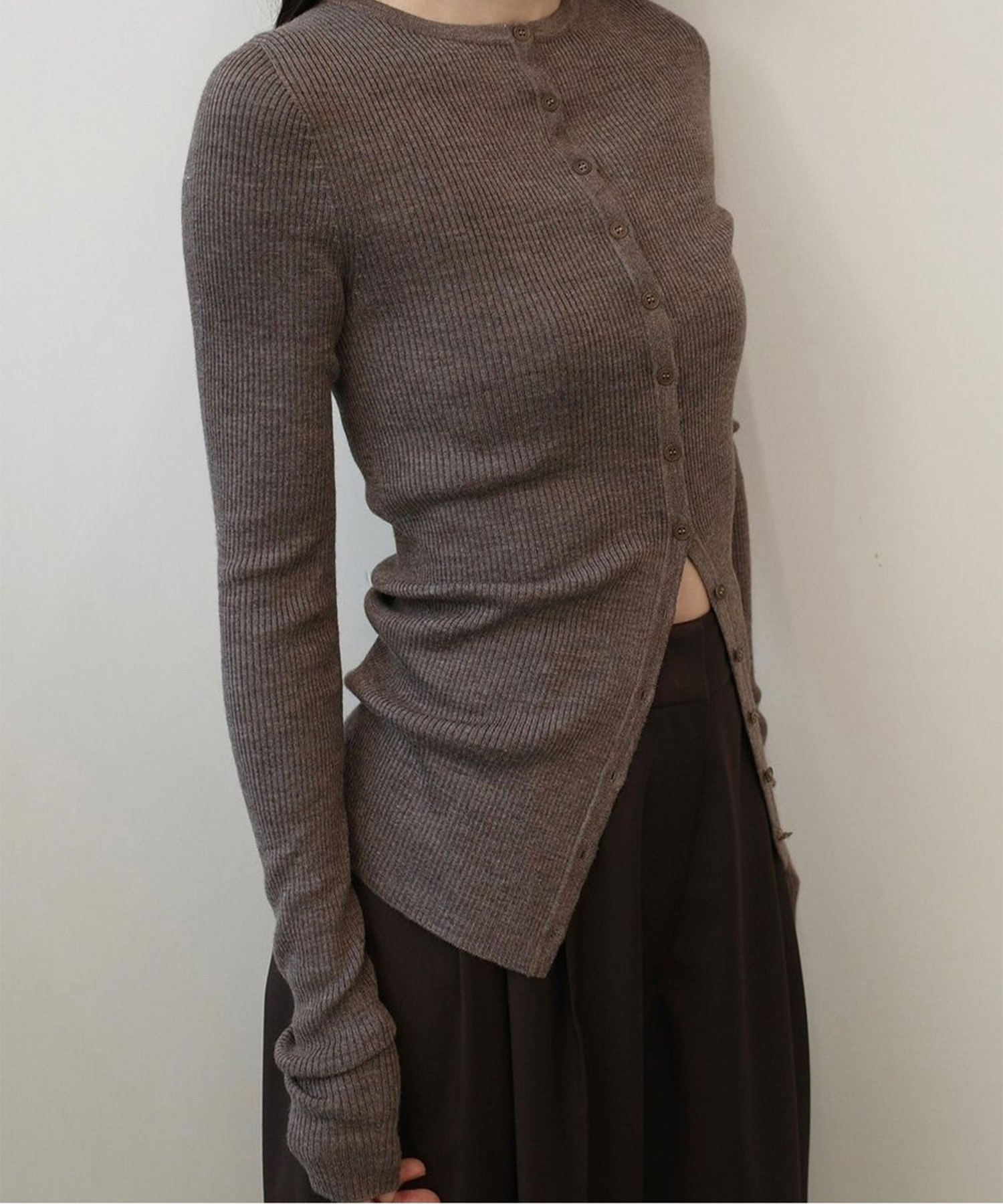 Silkwool Knit Cardigan TODAYFUL