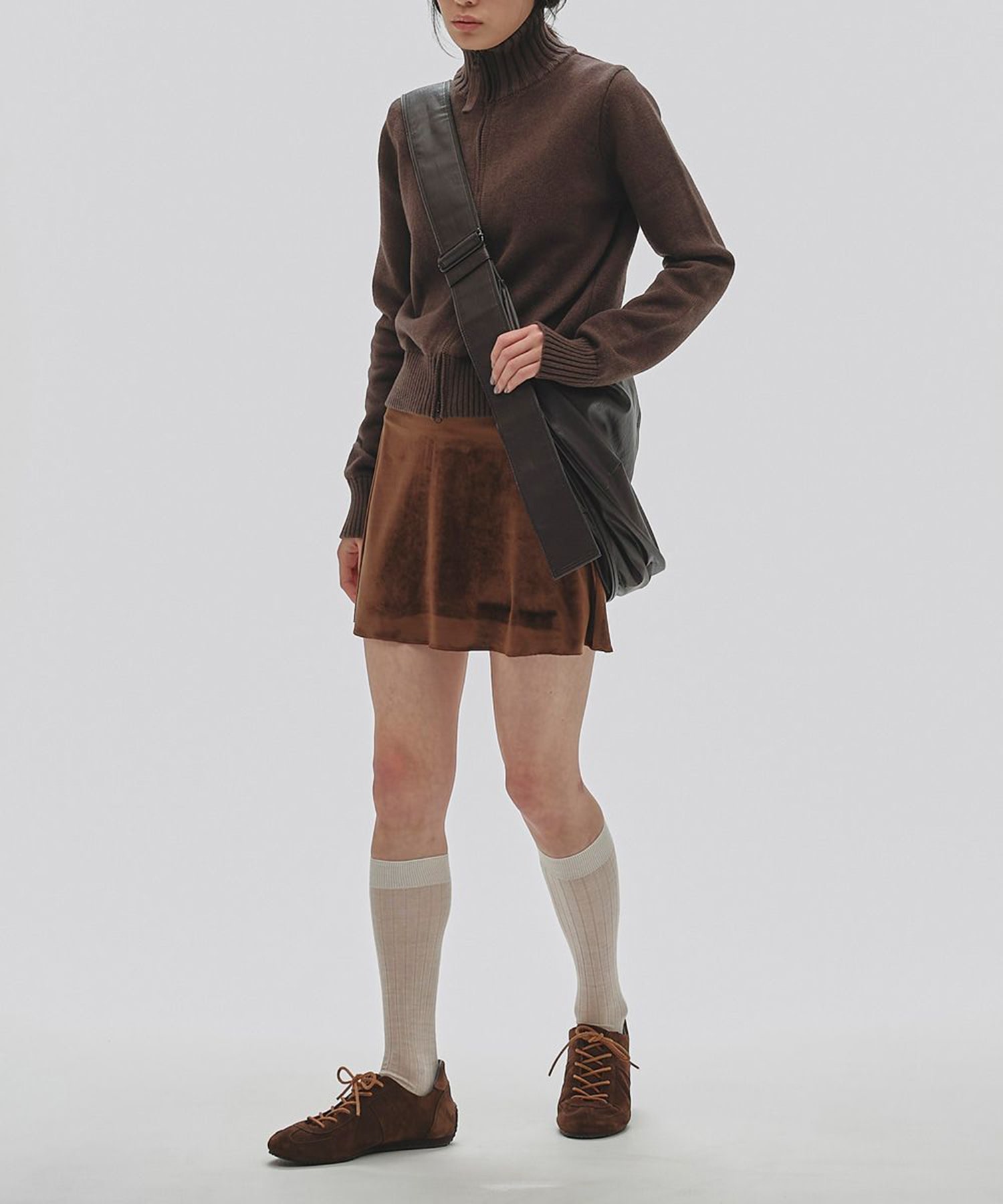 Compact Zip Knit TODAYFUL