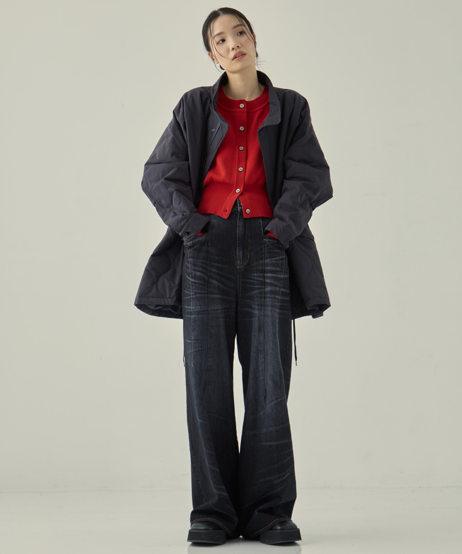 POCKET KNIT CARDIGAN STUDIOUS