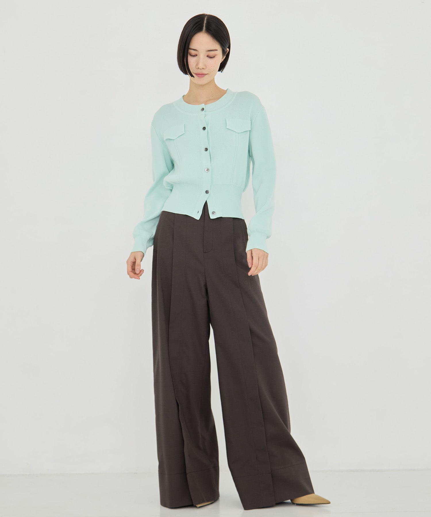 POCKET KNIT CARDIGAN STUDIOUS