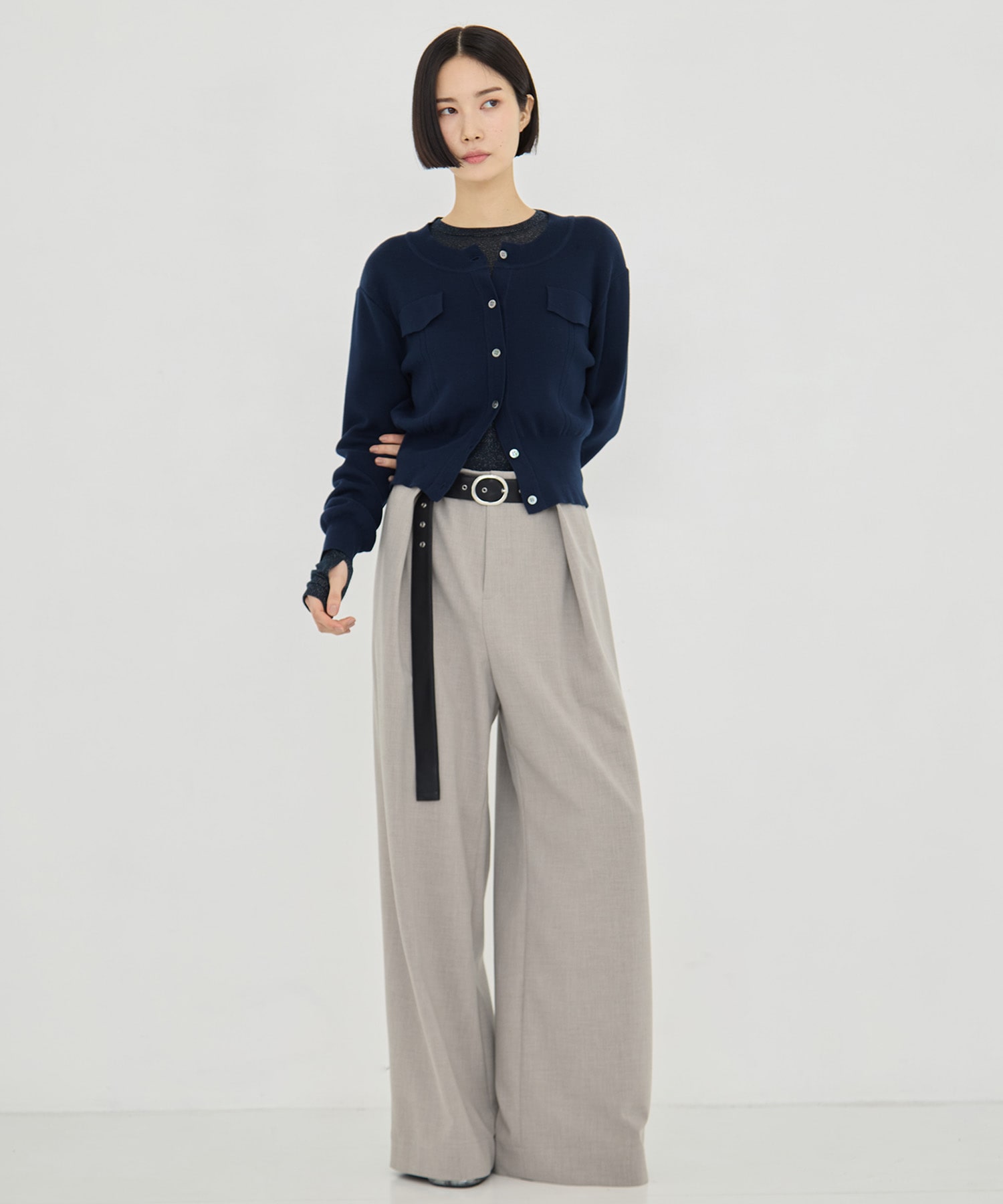 POCKET KNIT CARDIGAN STUDIOUS