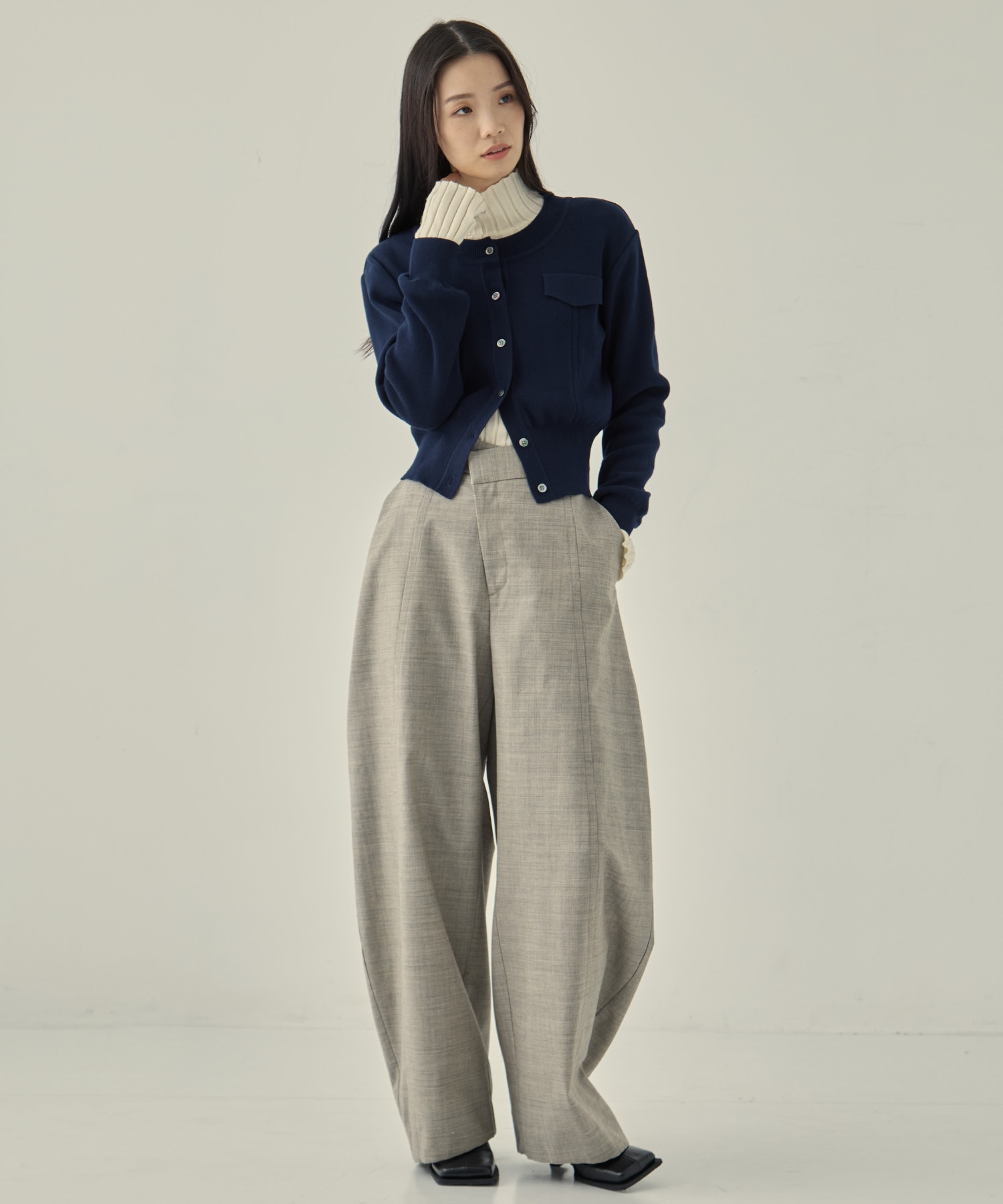 POCKET KNIT CARDIGAN STUDIOUS