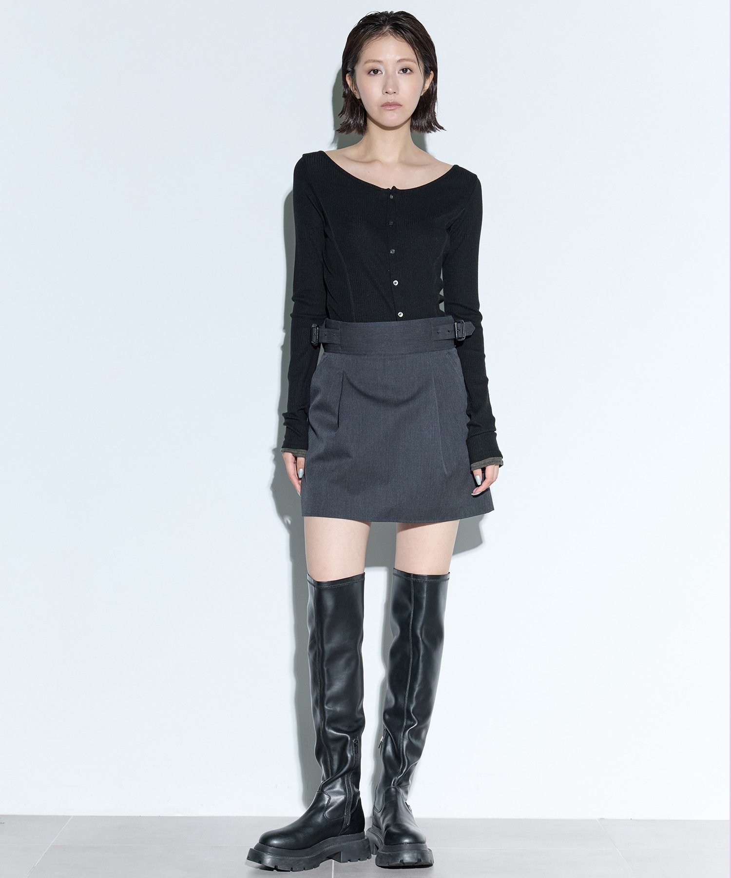 RERACS RAYERED SKIRT SHORTS THE RERACS
