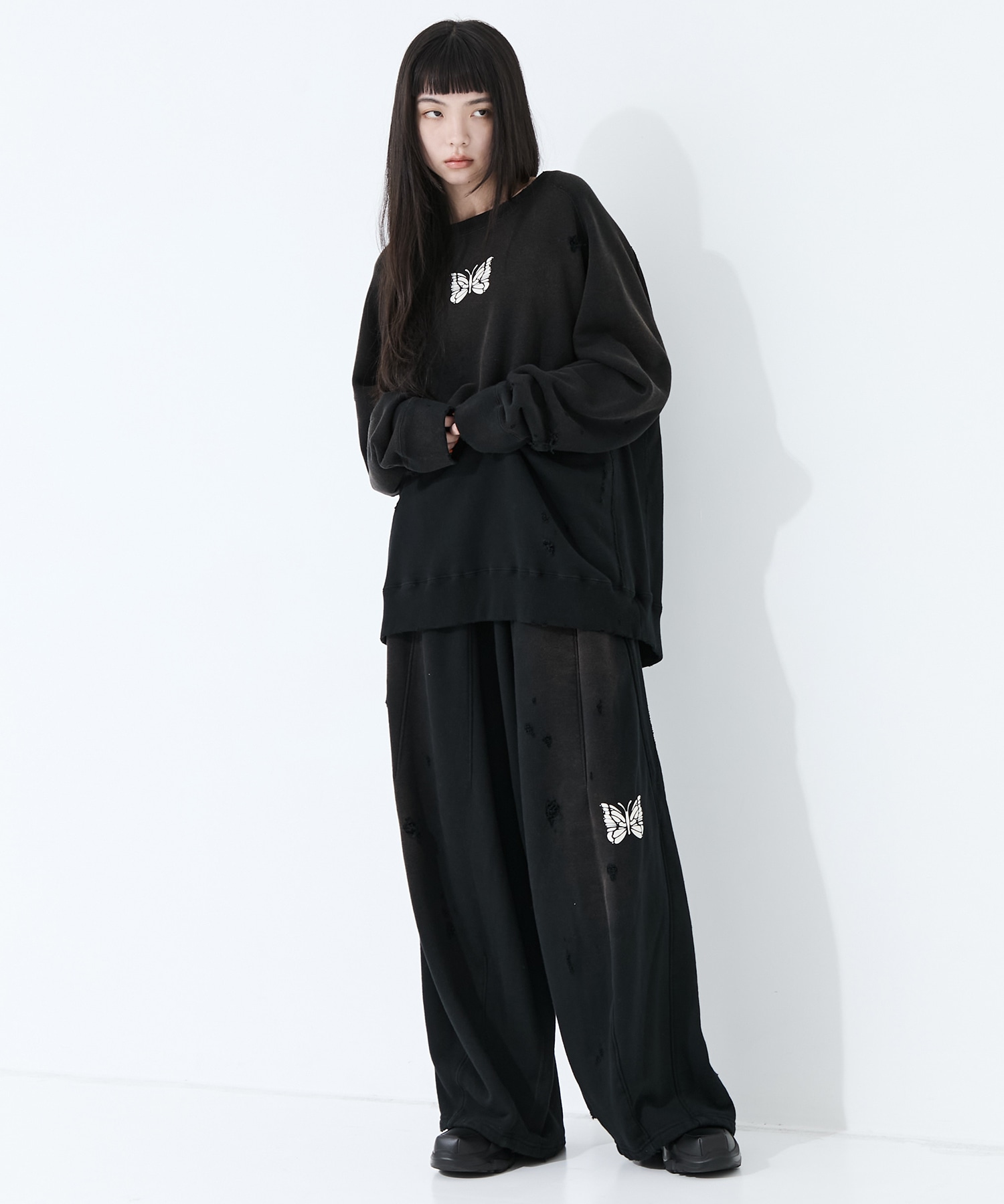 Deconstructed H.D. Sweat Pant - Cotton French Terry Needles