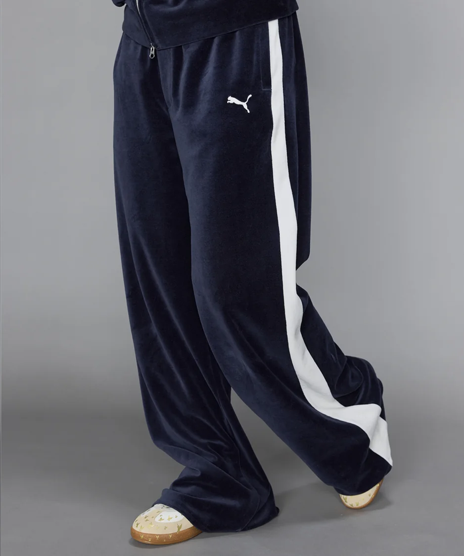 PUMA × MASU T7 WIDE TRACK PANTS(S NAVY): MASU: WOMENS｜ STUDIOUS
