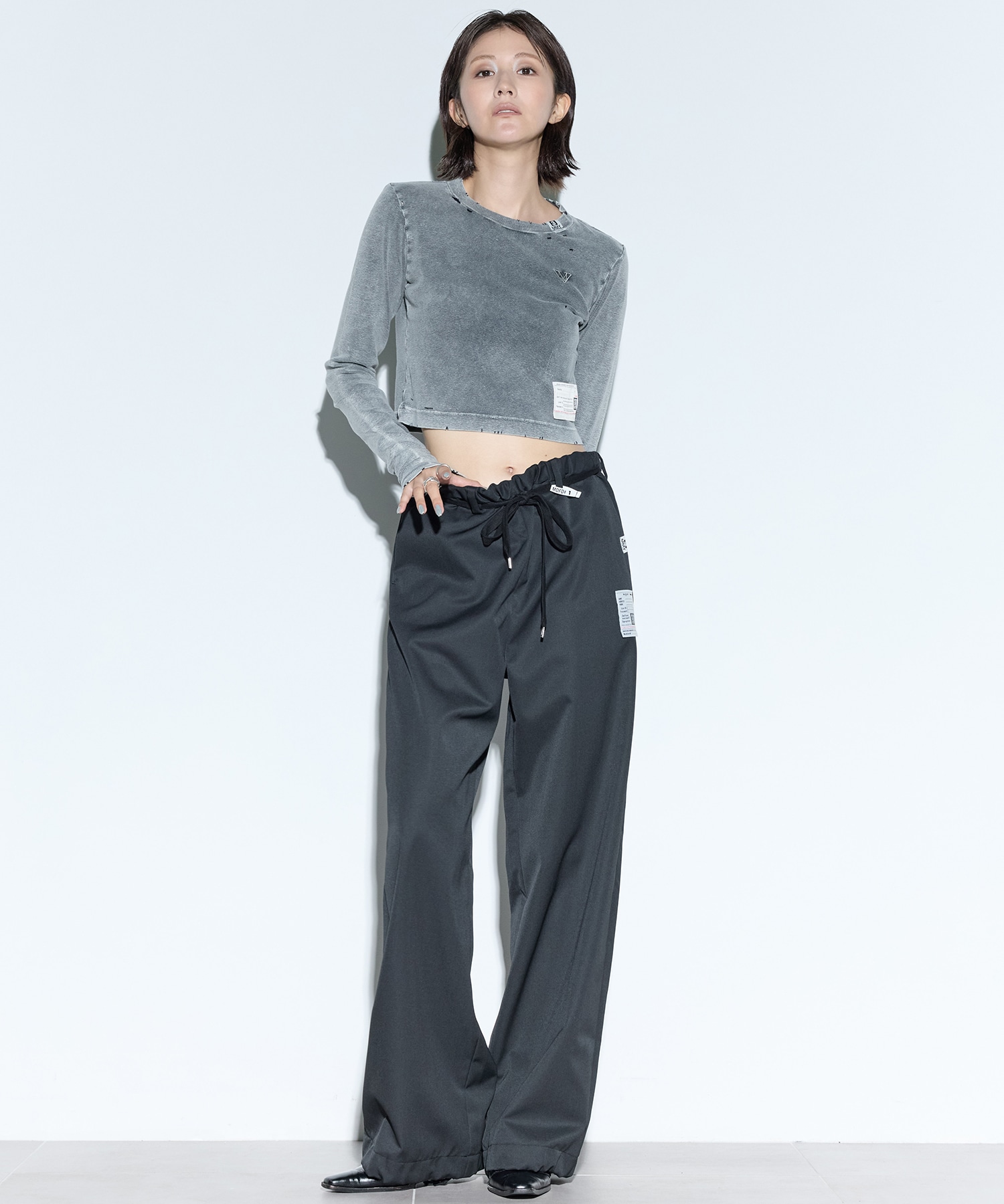 DRY WOOL TROUSERS Maison MIHARA YASUHIRO