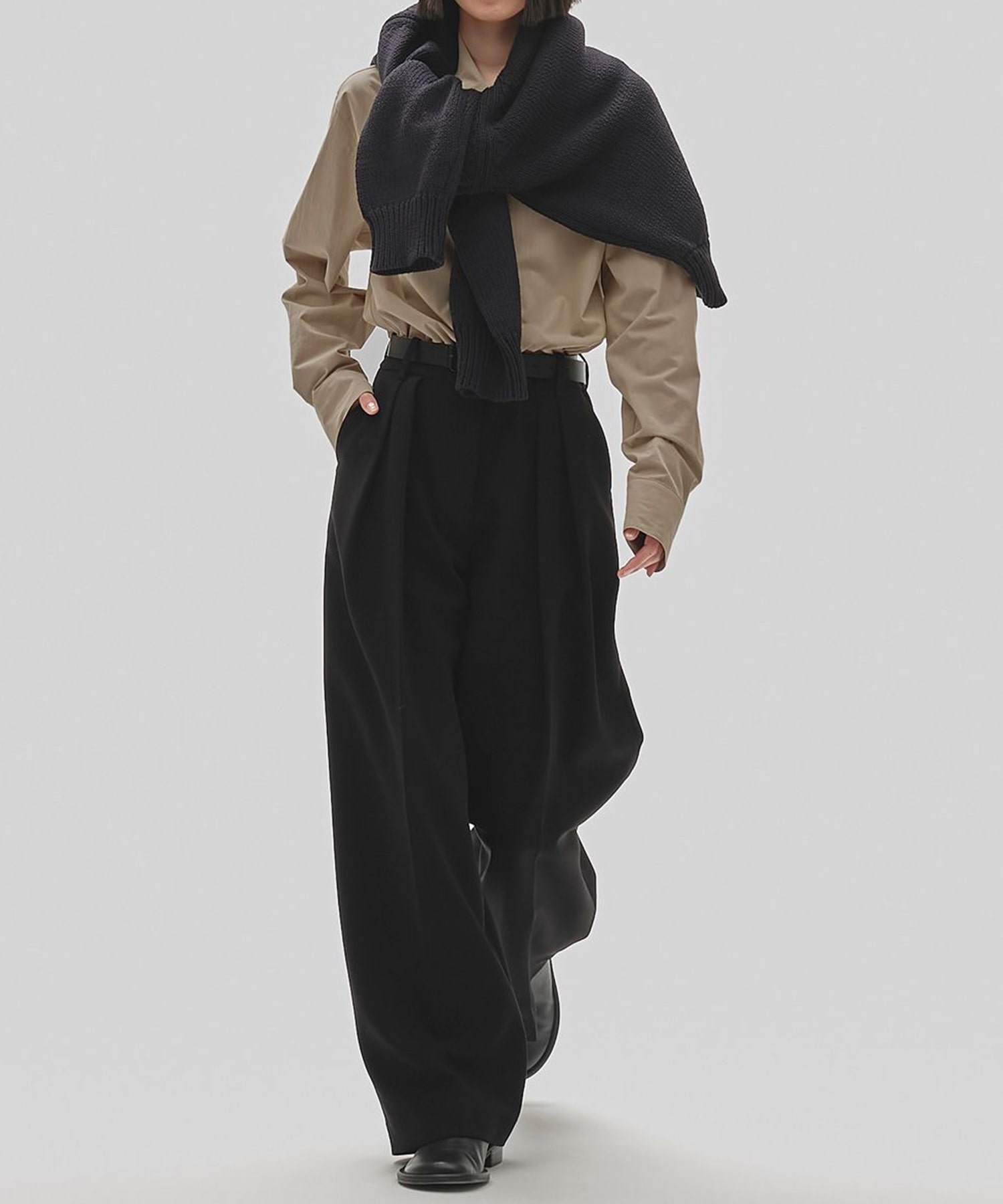 Bonding Wide Trousers TODAYFUL