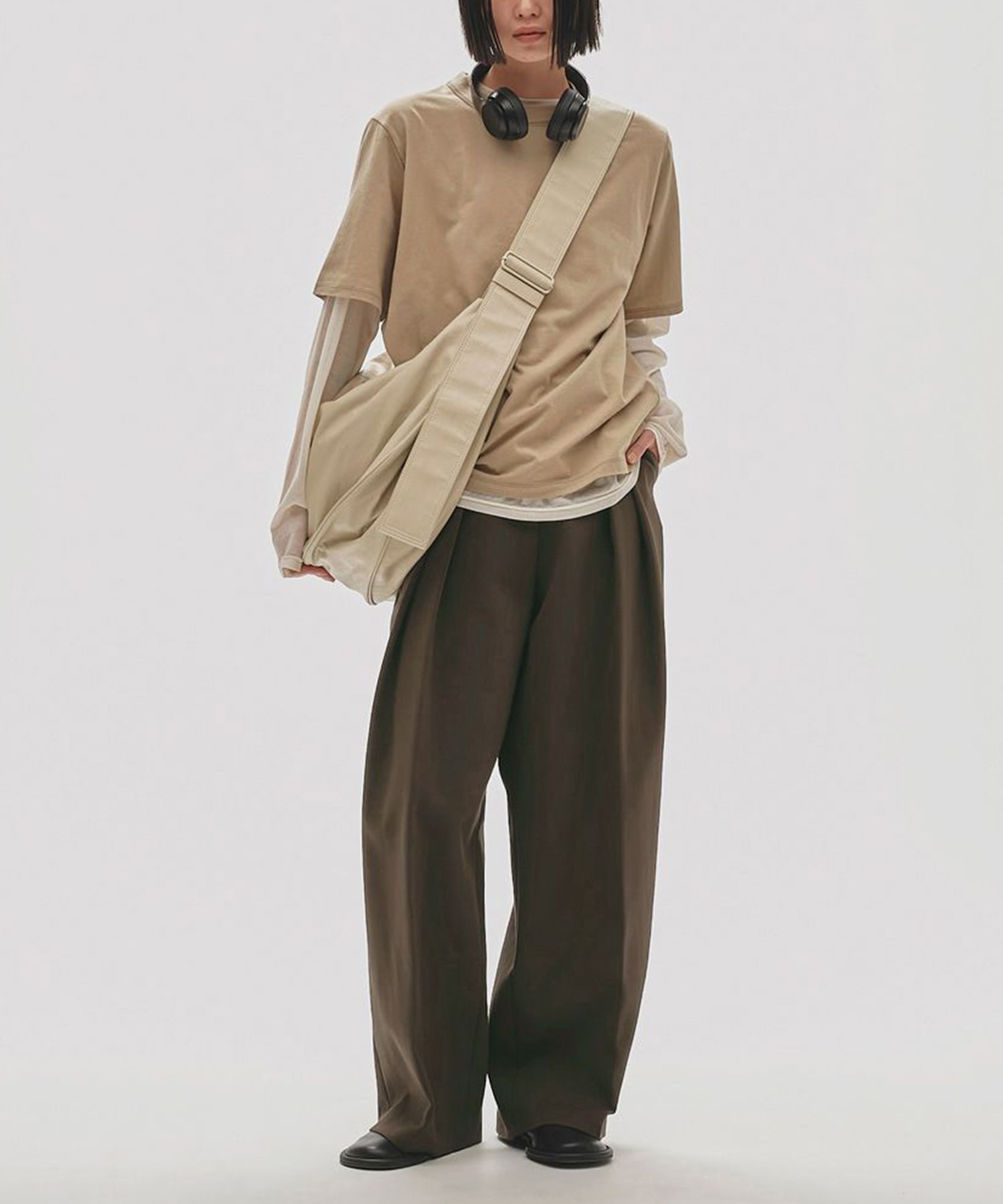 Bonding Wide Trousers TODAYFUL