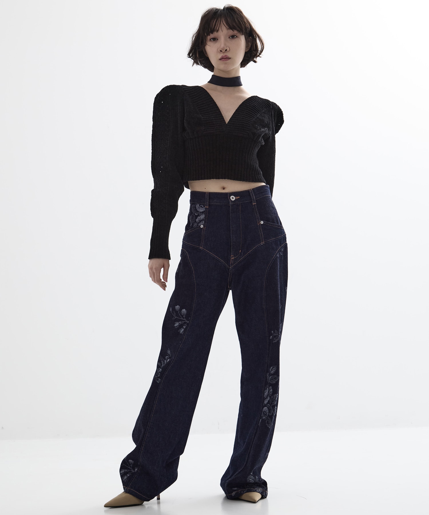 別注 ROSE DENIM PANTS FETICO
