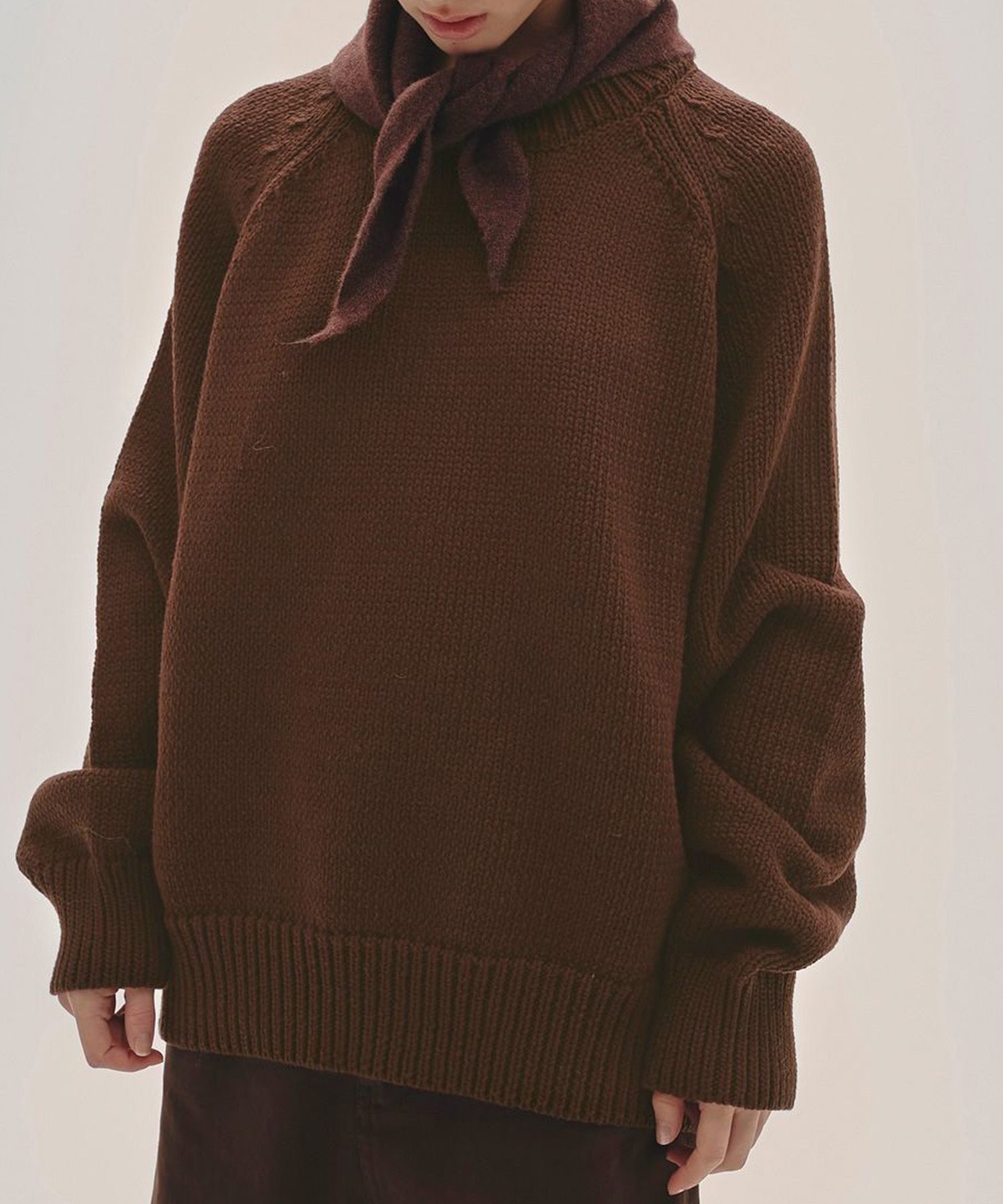 Raglan Knit Pullover TODAYFUL