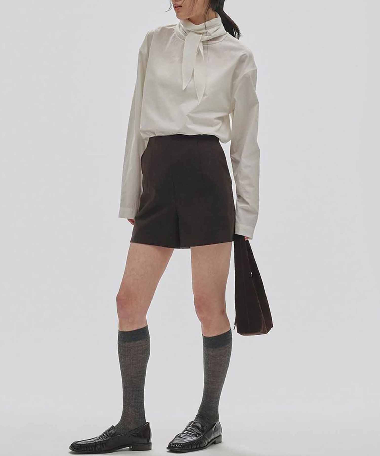 Wool Twill Shortpants TODAYFUL