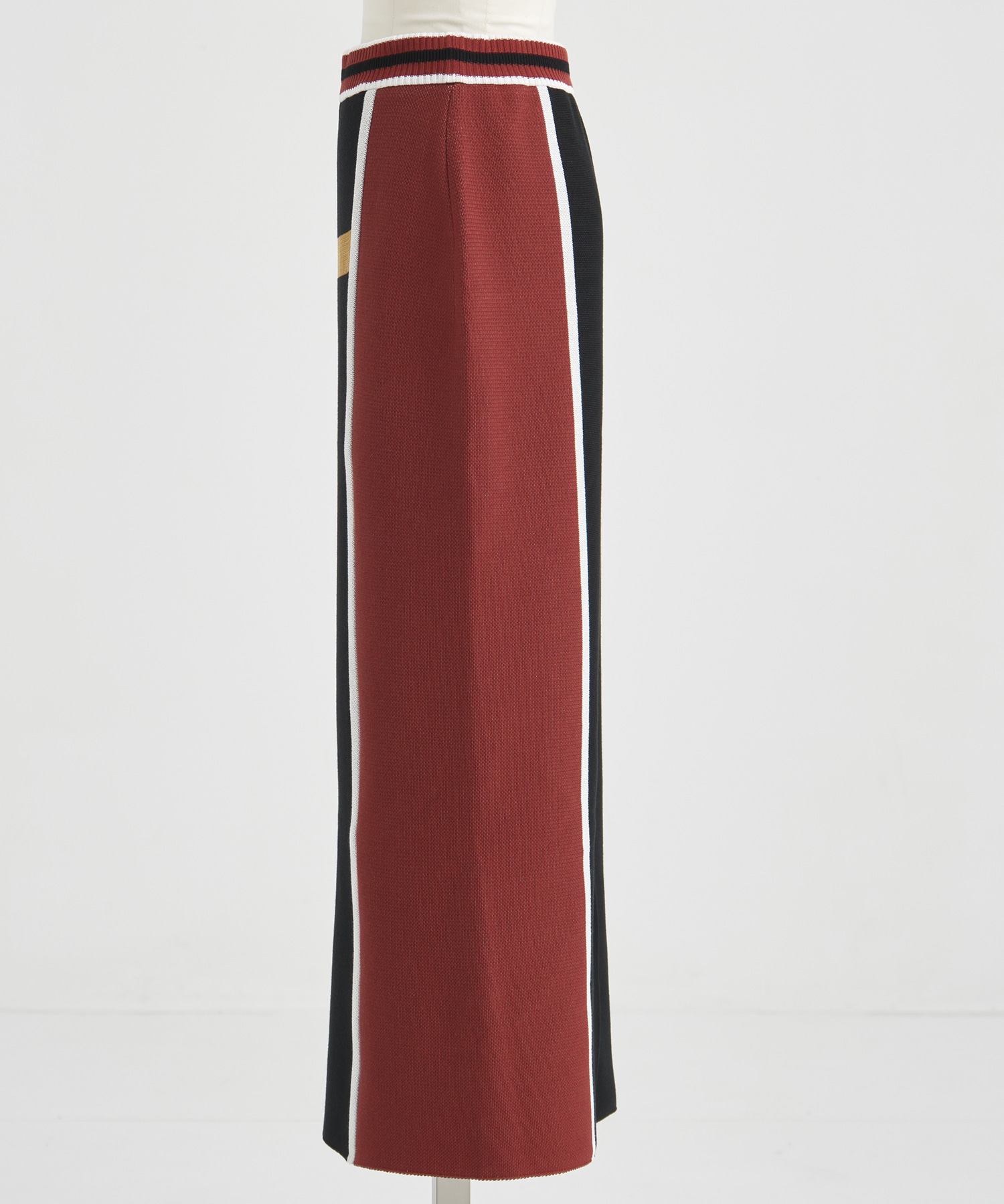 Geometric Pattern Knitted Skirt Mame Kurogouchi