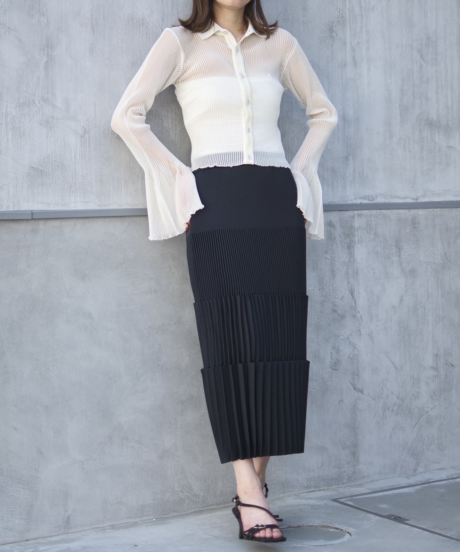 ACCORDION SKIRT CFCL