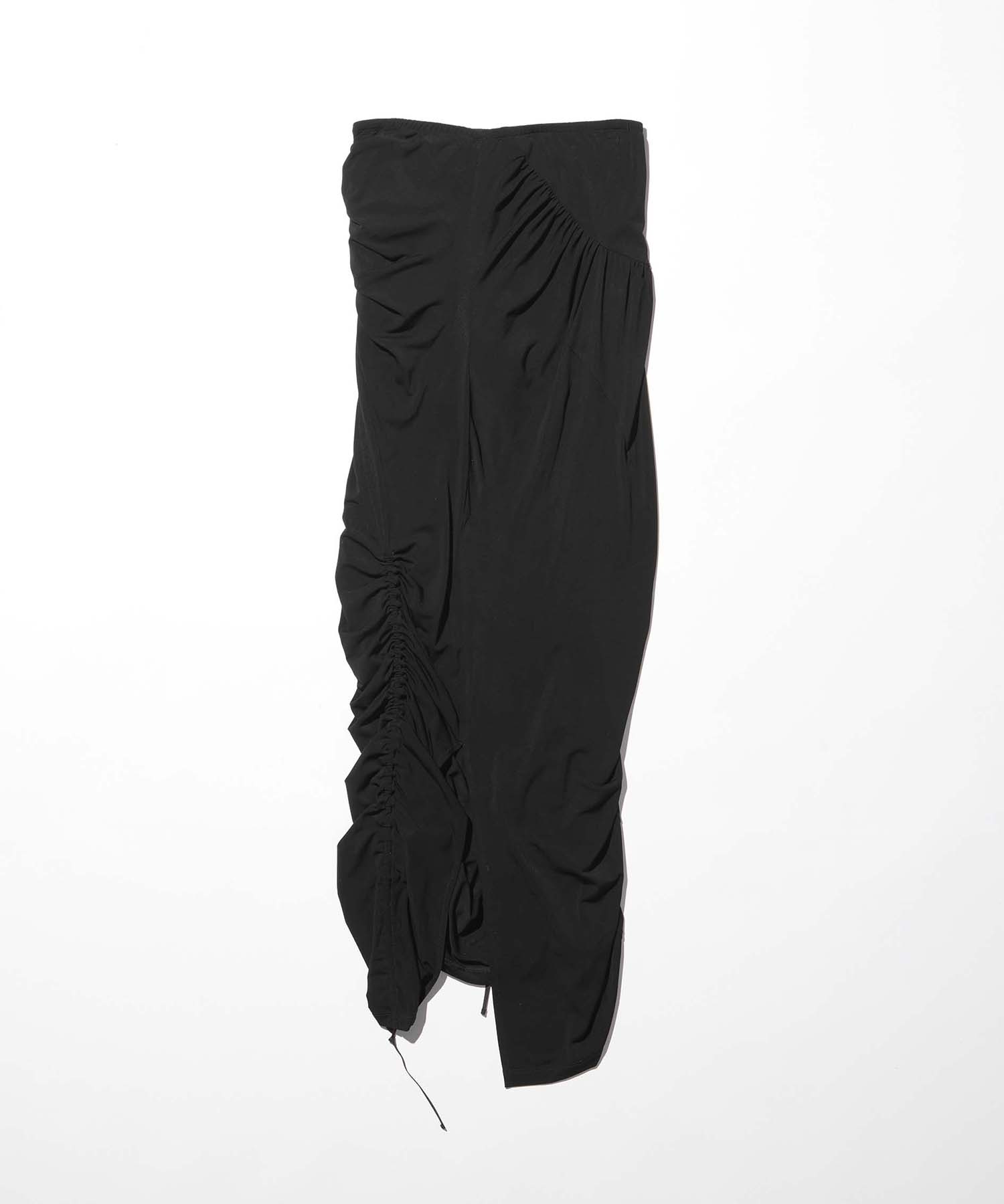 stretch layered skirt mukcyen