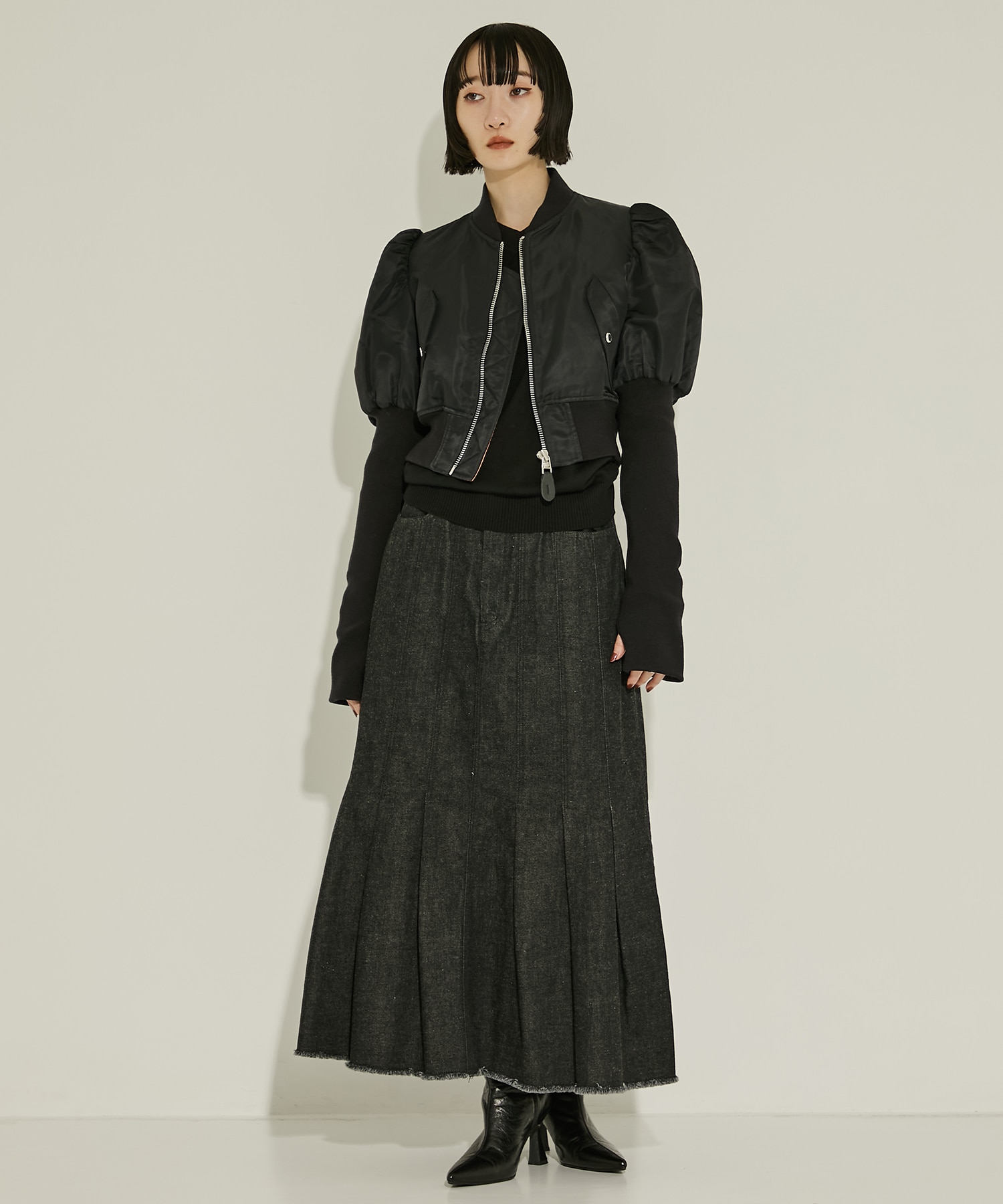 NYLON BOLERO BOMBER JACKET JOHN LAWRENCE SULLIVAN