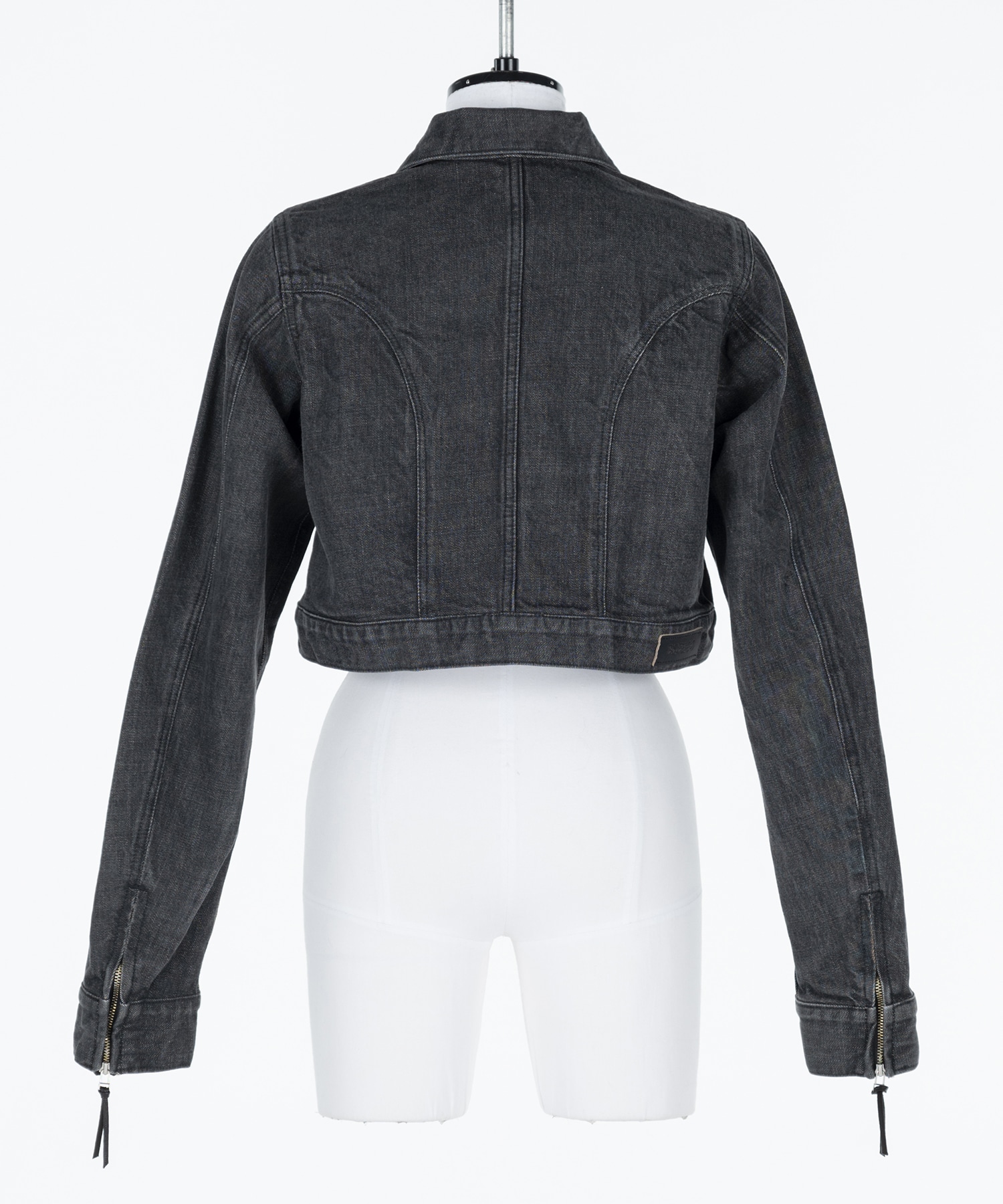 Lace up denim jacket FETICO
