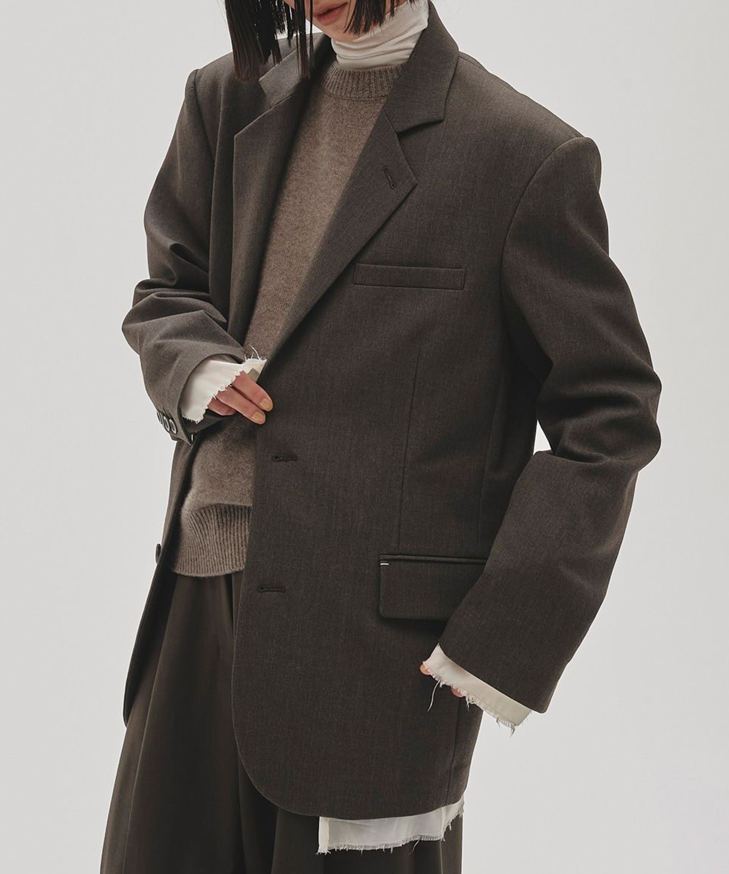 Over Shoulder Jacket(38 DARK GREY): TODAYFUL: WOMENS｜ STUDIOUS