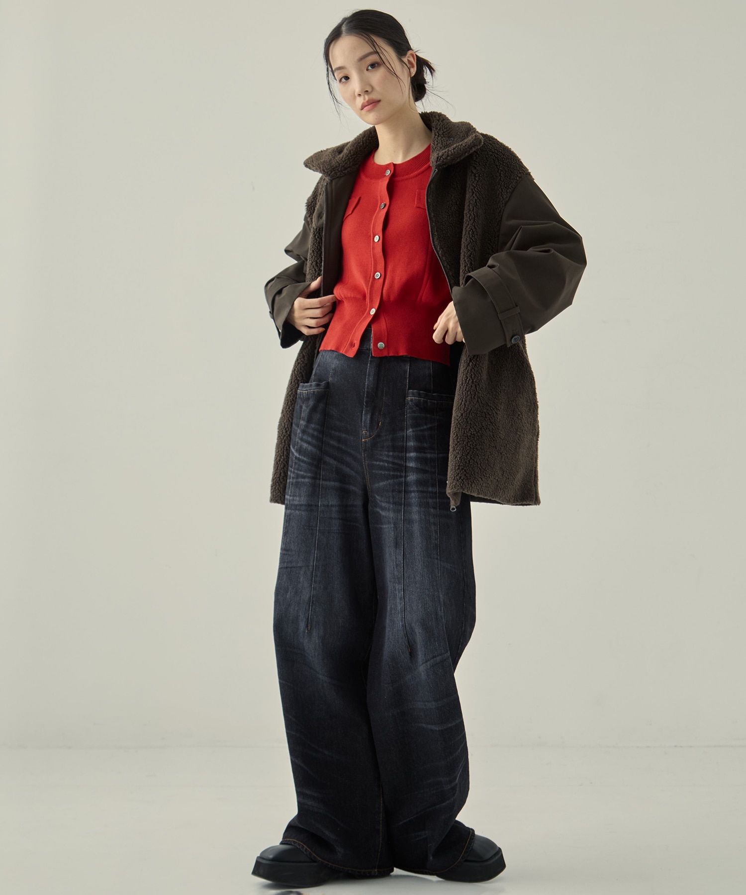 別注リサイクルシェルタフタ×ボア VACHEMENT