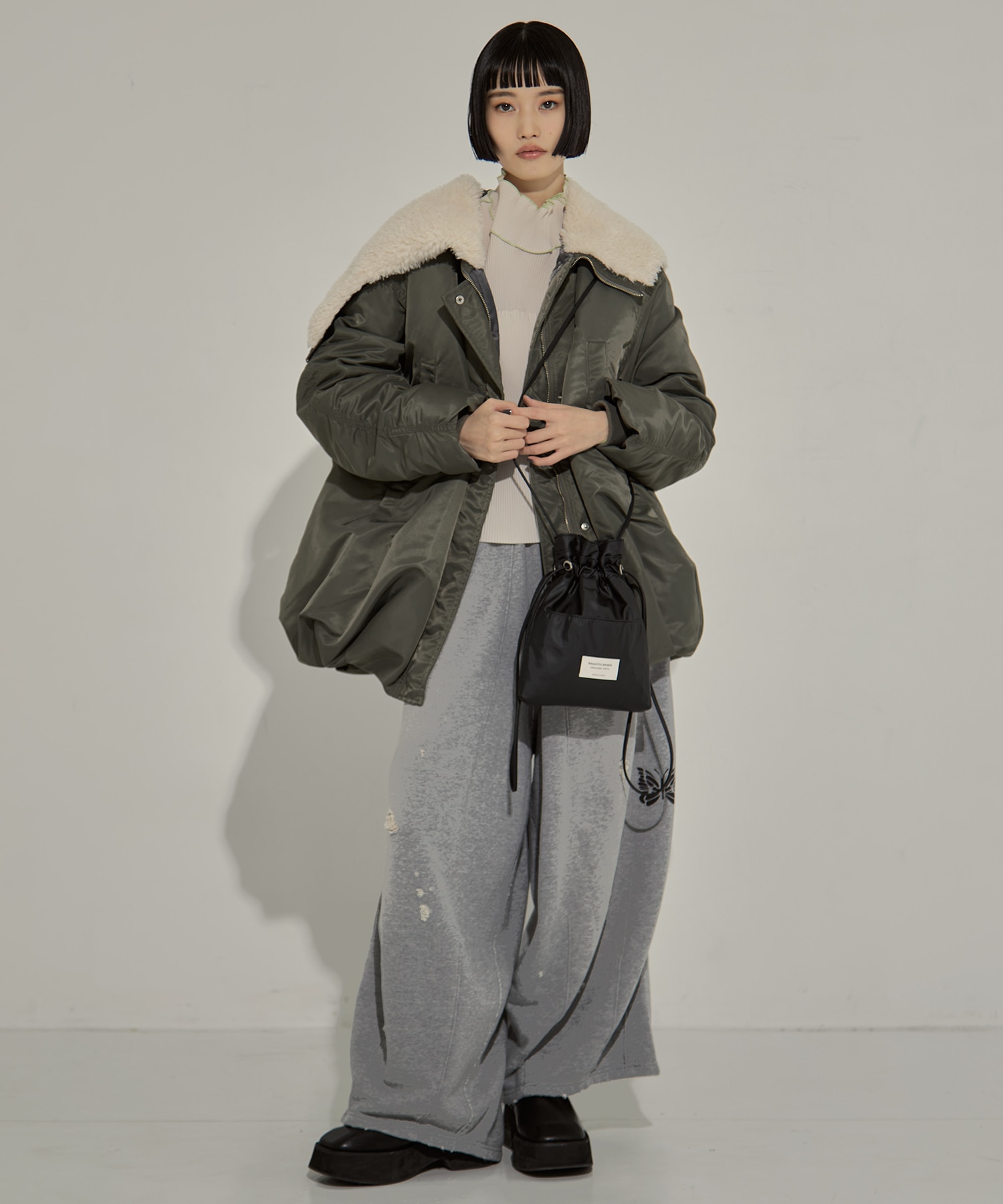 別注2wayショルダー巾着バッグ beautiful people